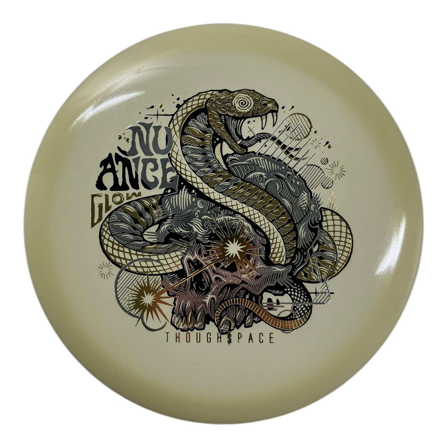 Thought Space Athletics Nuance | Glow | Glow/Silver/Gold 172g Disc Golf