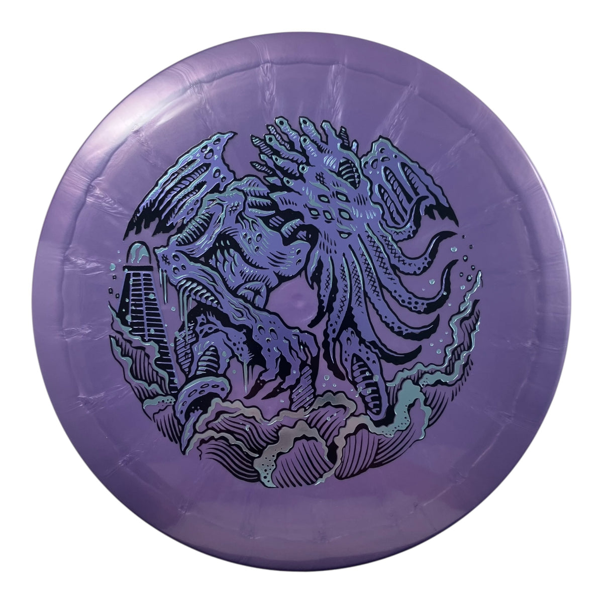 Thought Space Athletics Omen | Ethereal | Purple/Purple 174g (Cthulhu) Disc Golf