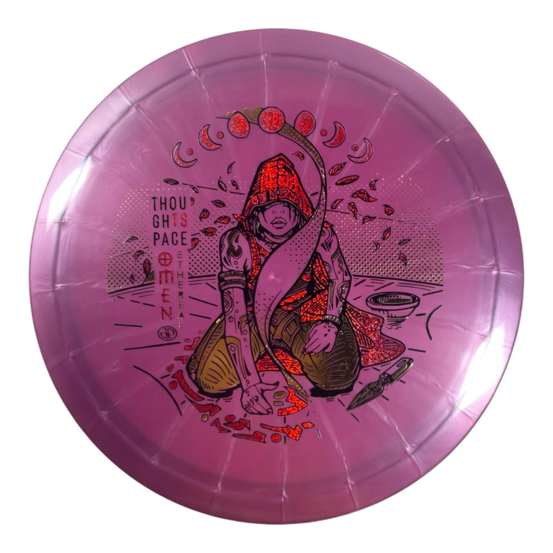 Thought Space Athletics Omen | Ethereal | Purple/Red 175g Disc Golf