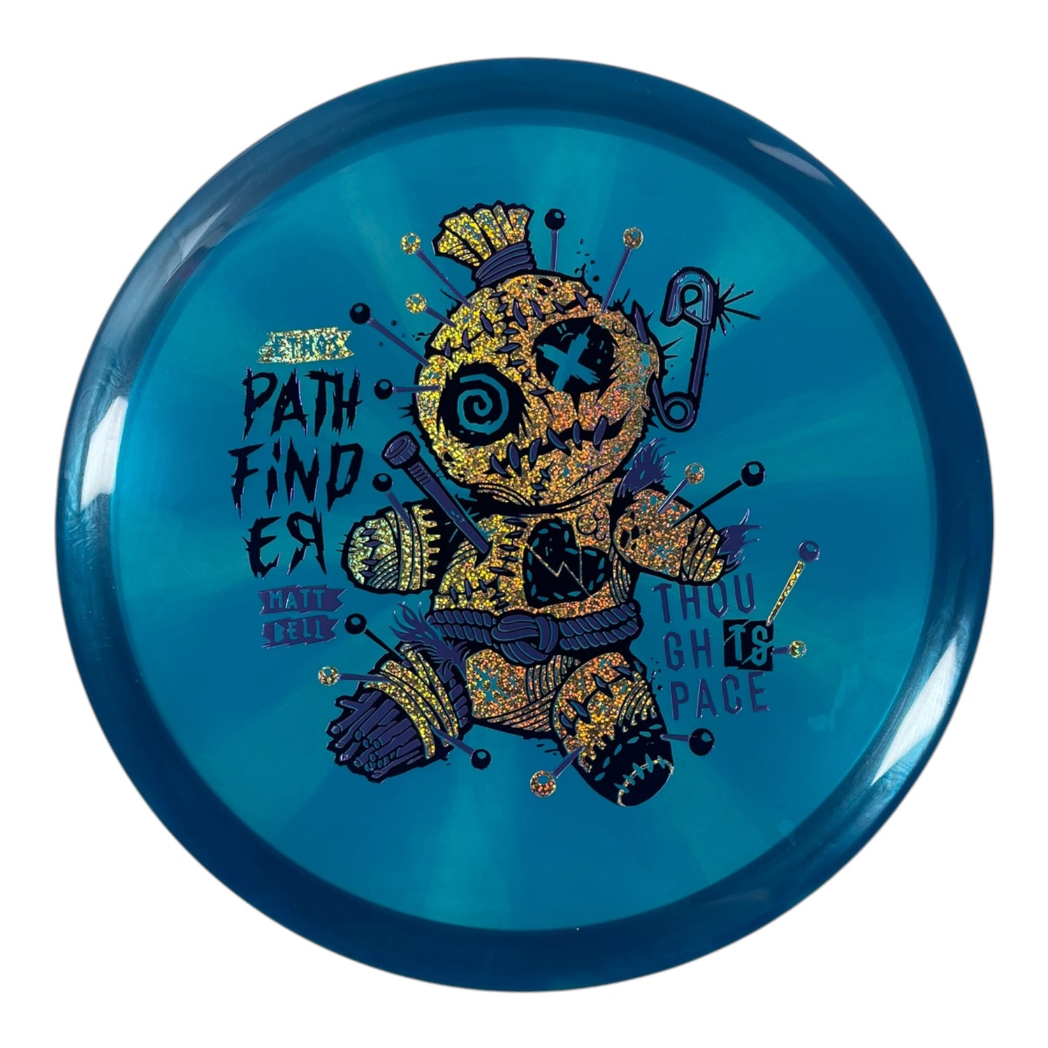 Thought Space Athletics Pathfinder | Experimental Ethos | Blue/Purple 176g (Matt Bell) Disc Golf