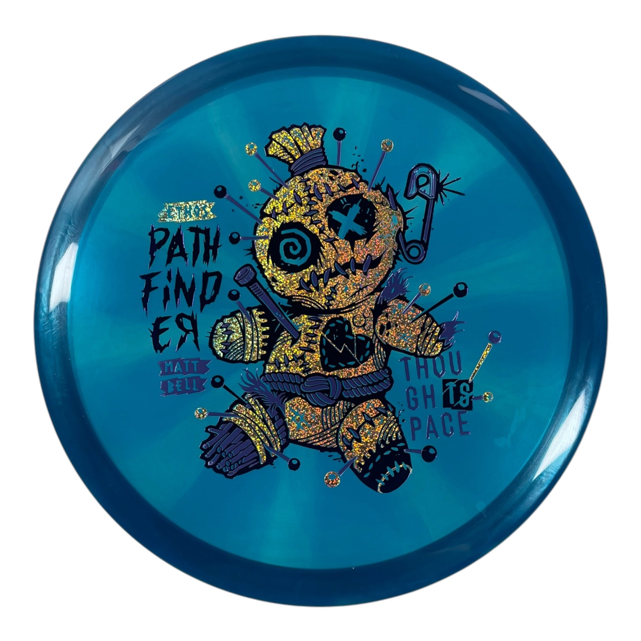 Thought Space Athletics Pathfinder | Experimental Ethos | Blue/Purple 176g (Matt Bell) Disc Golf
