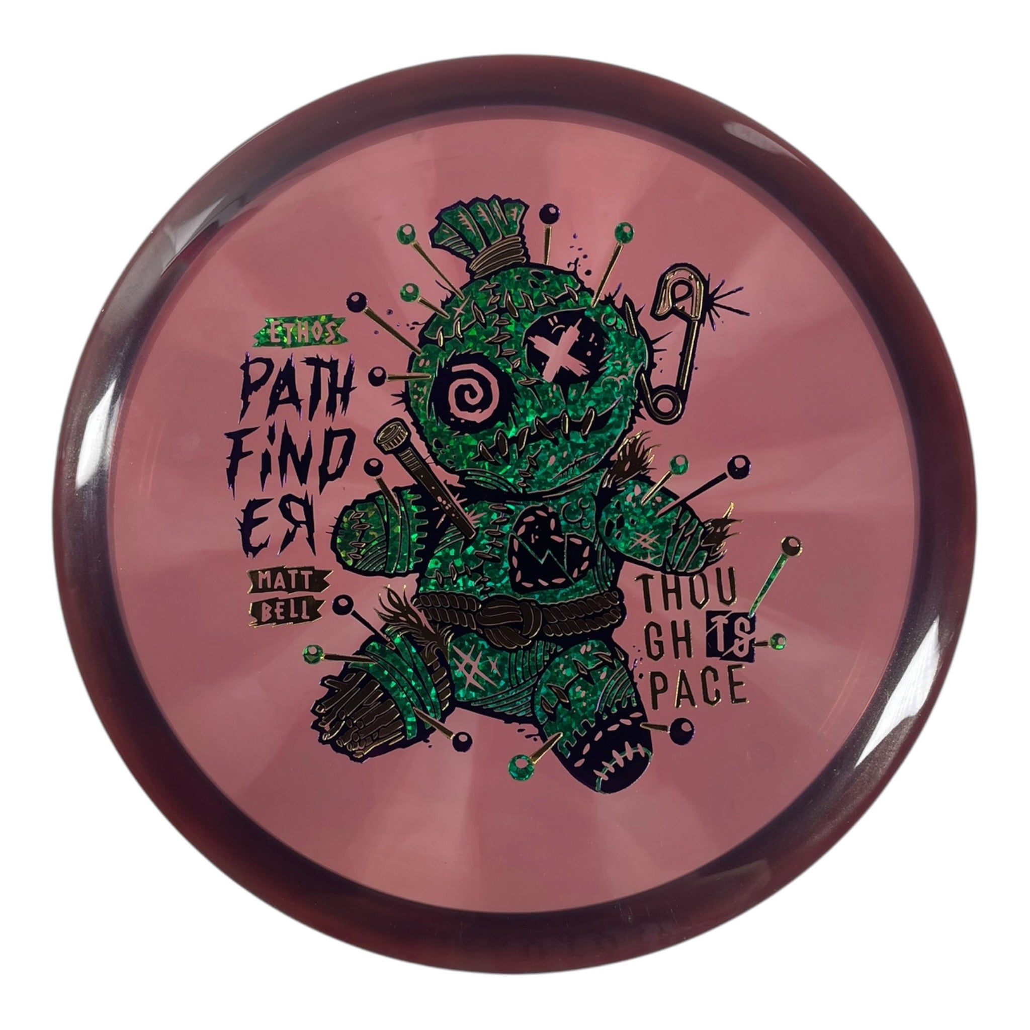 Thought Space Athletics Pathfinder | Experimental Ethos | Purple/Green Holo 175g (Matt Bell) Disc Golf