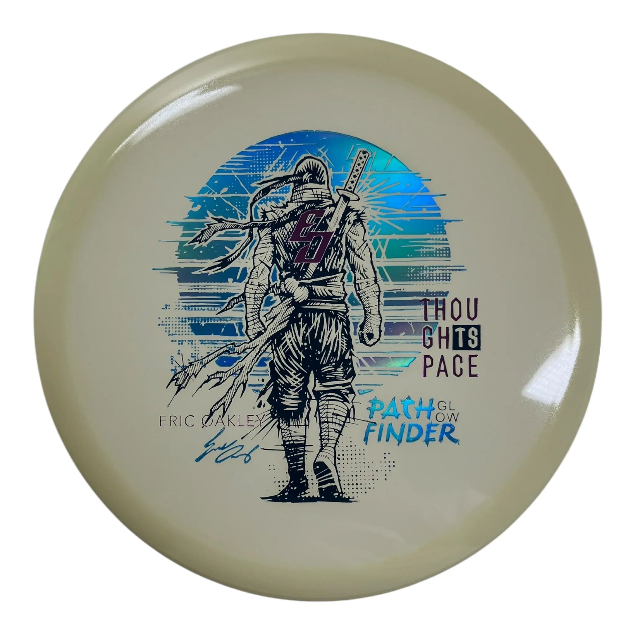 Thought Space Athletics Pathfinder | Glow | Blue/Pink 177-178g (Eric Oakley) Disc Golf