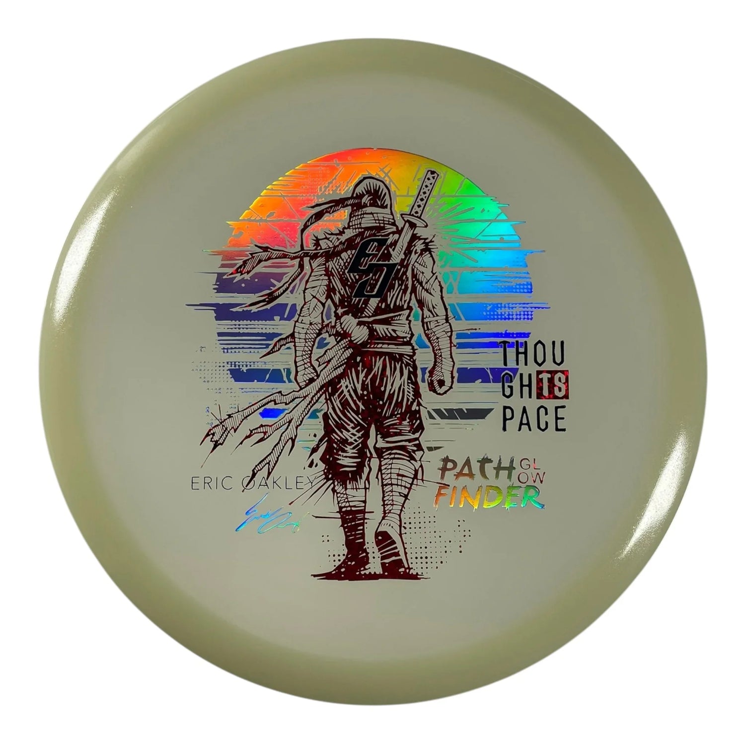 Thought Space Athletics Pathfinder | Glow | Red Sparkle/Holo 176g (Eric Oakley) Disc Golf