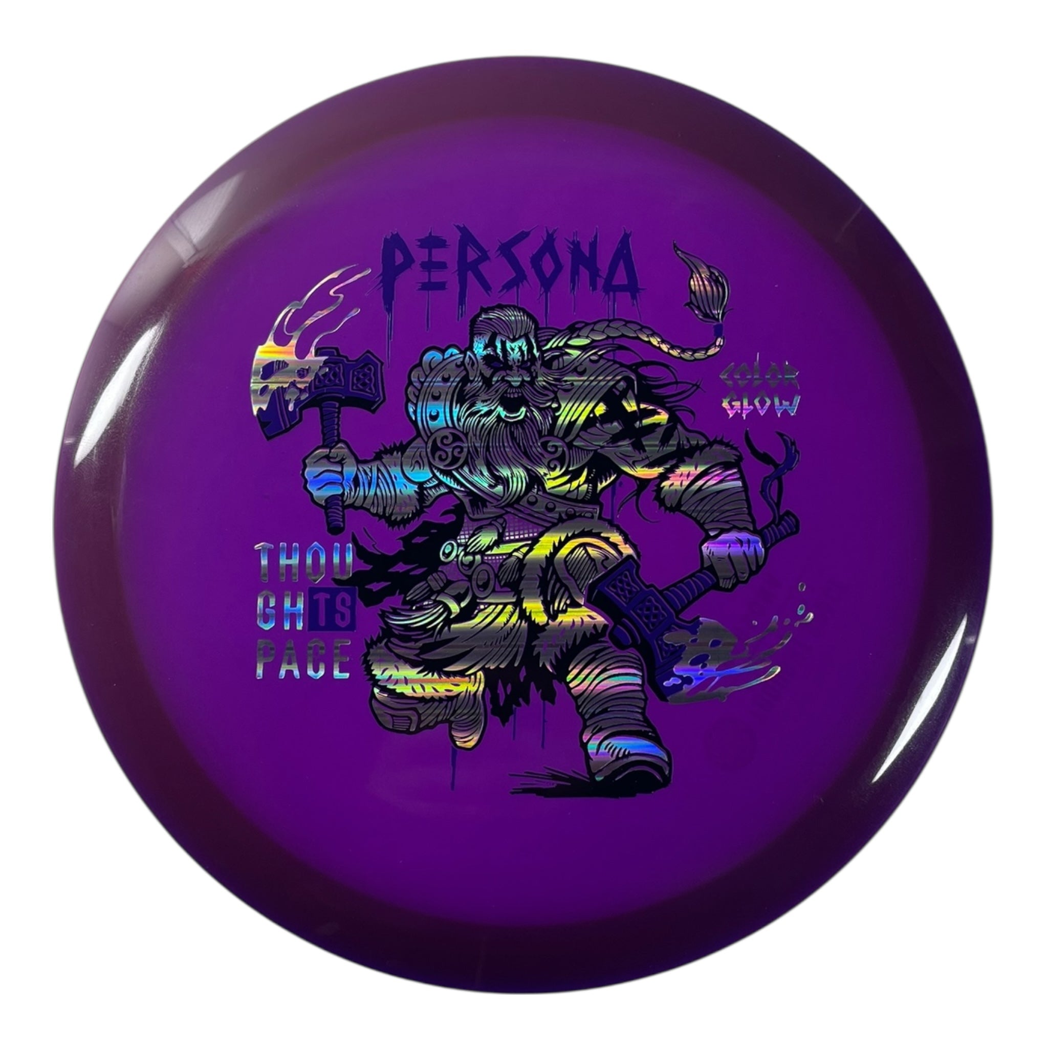 Thought Space Athletics Persona | Color Glow | Purple/Holo/Purple 173g Disc Golf