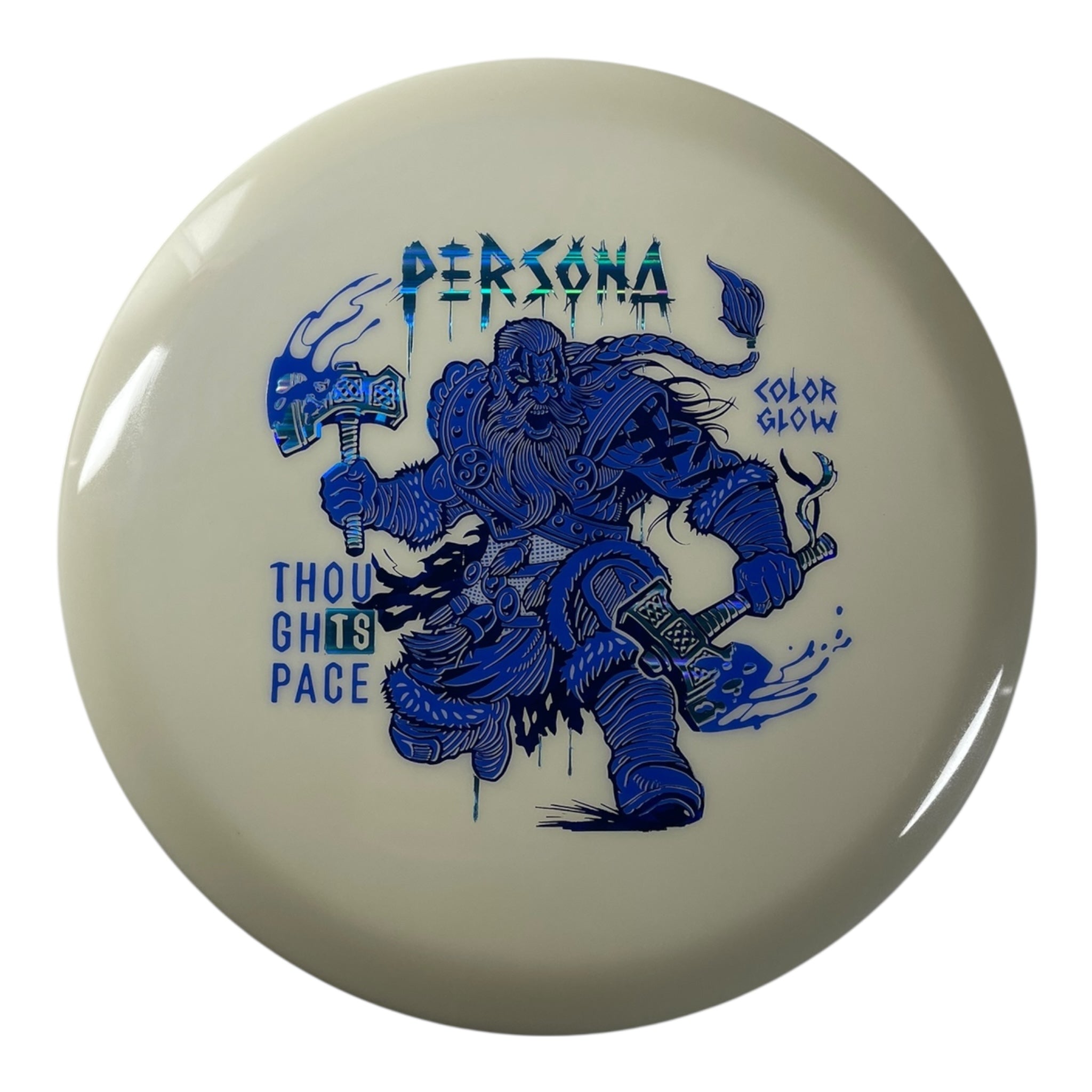 Thought Space Athletics Persona | Color Glow | White/Blue 173g Disc Golf