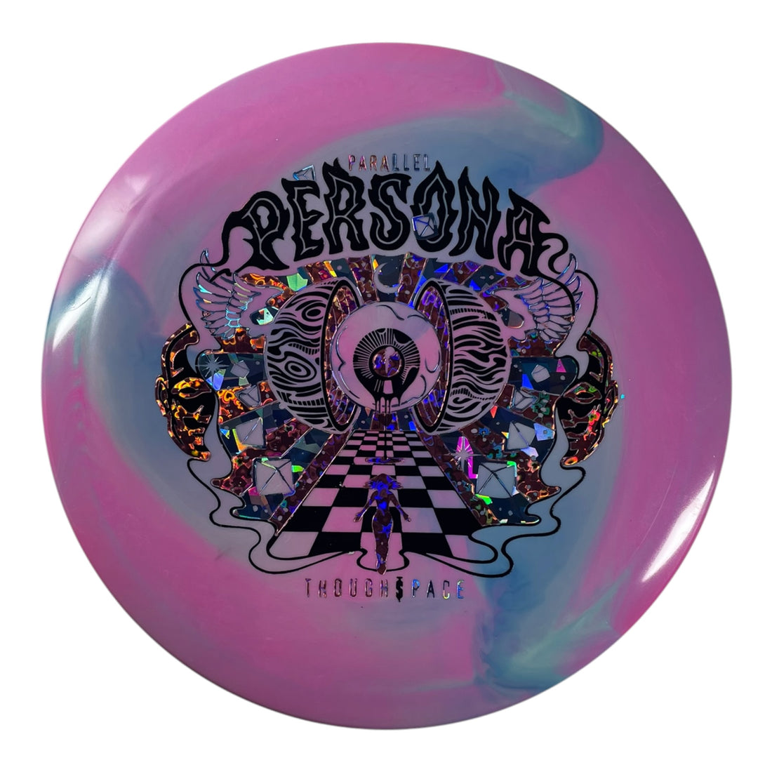 Thought Space Athletics Persona | Parallel | Pink/Blue/Hearts 167g Disc Golf