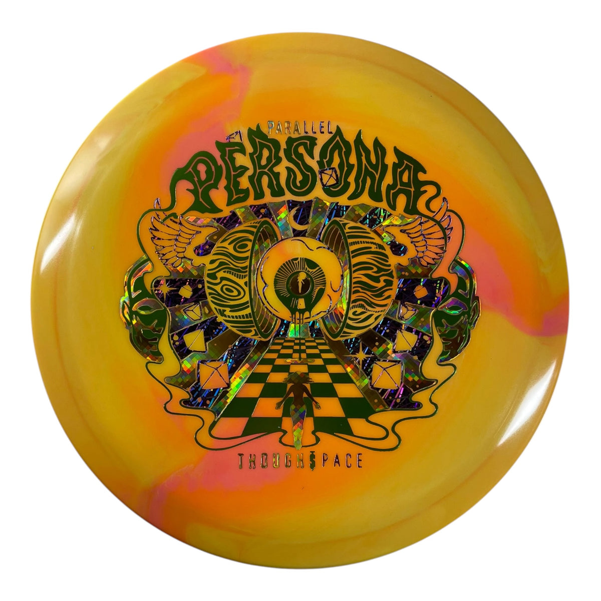 Thought Space Athletics Persona | Parallel | Yellow/Green/Gold 170g Disc Golf