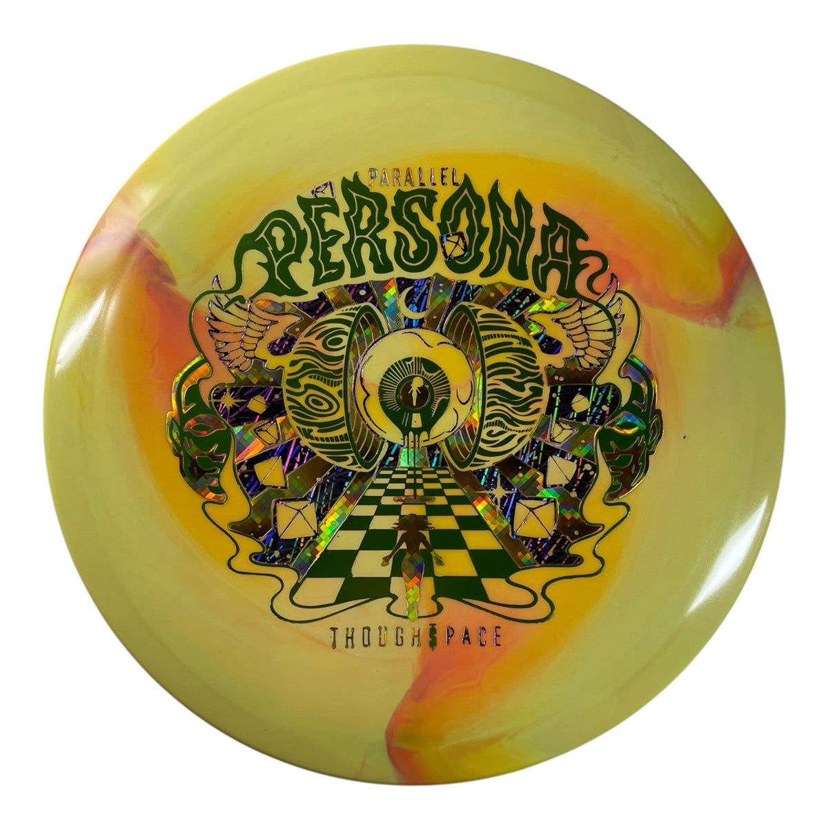 Thought Space Athletics Persona | Parallel | Yellow/Green/Gold 171g Disc Golf