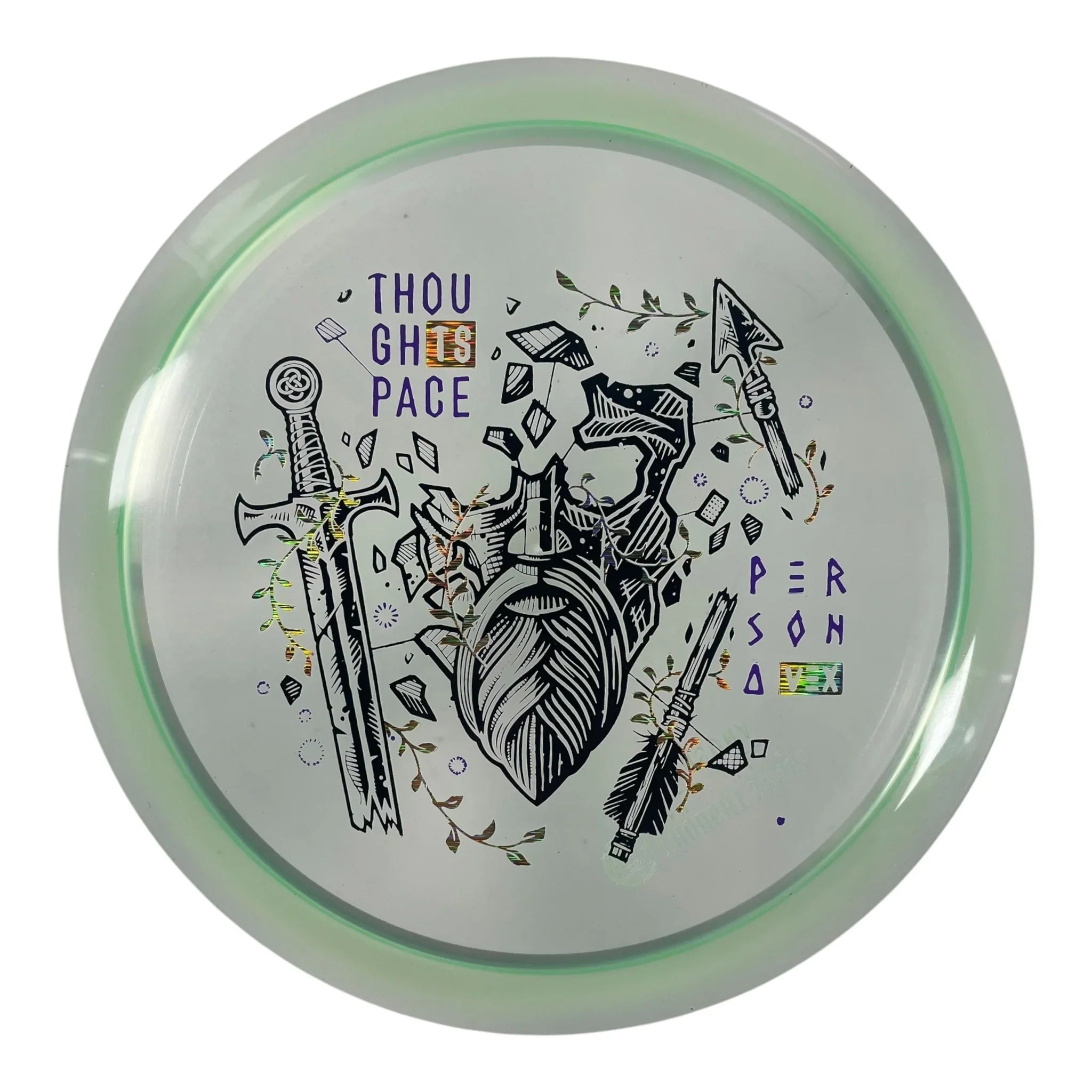 Thought Space Athletics Persona | Vex | Green/Black/Purple 170g Disc Golf