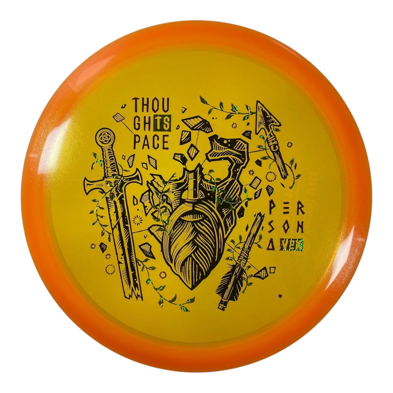 Thought Space Athletics Persona | Vex | Orange/Black/Purple 170g Disc Golf