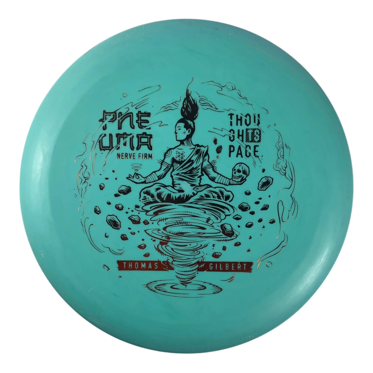 Thought Space Athletics Pneuma | Nerve Firm | Blue/Bronze 173g (Thomas Gilbert) Disc Golf