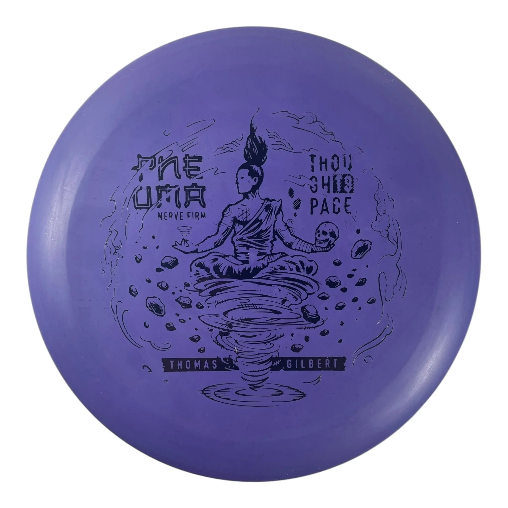 Thought Space Athletics Pneuma | Nerve Firm | Purple/Black 173g (Thomas Gilbert) Disc Golf