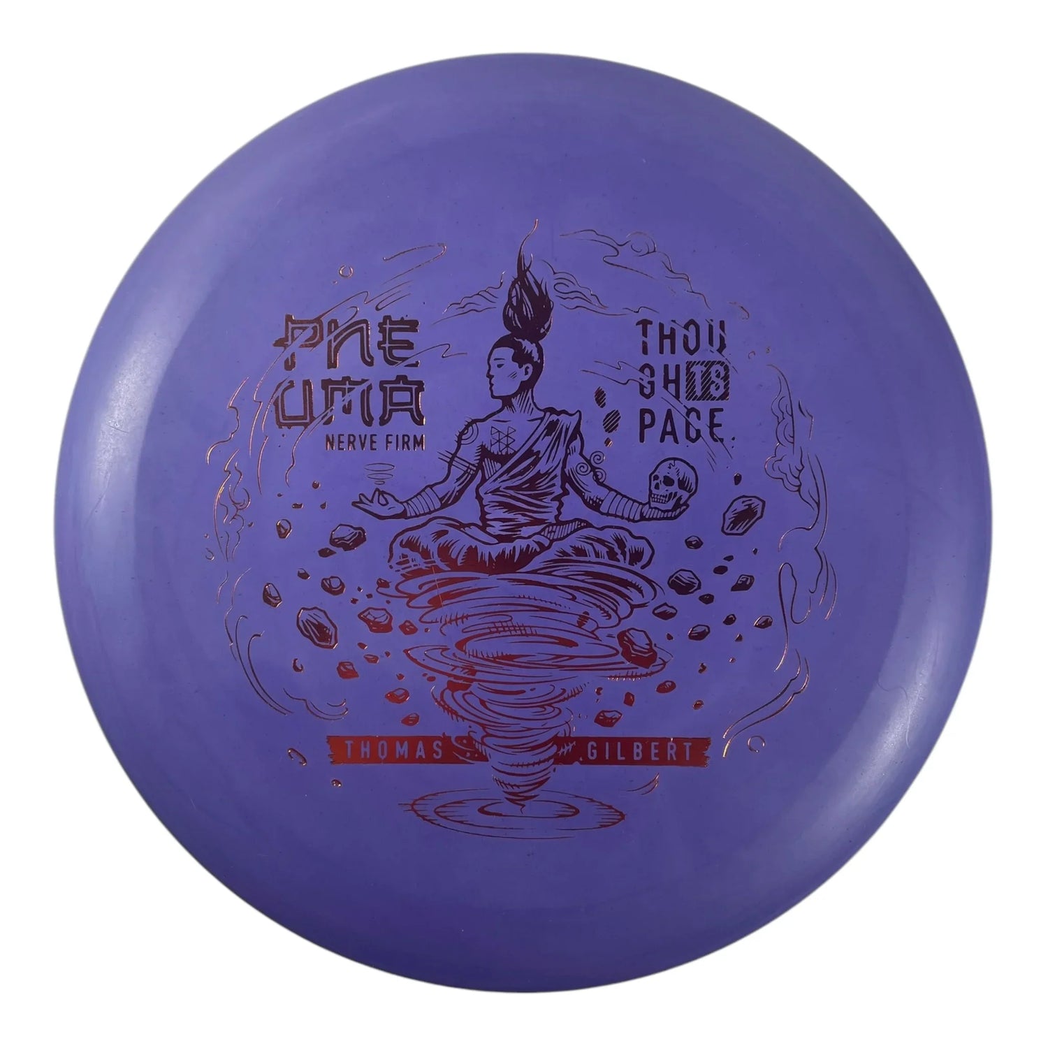 Thought Space Athletics Pneuma | Nerve Firm | Purple/Bronze 172g (Thomas Gilbert) Disc Golf