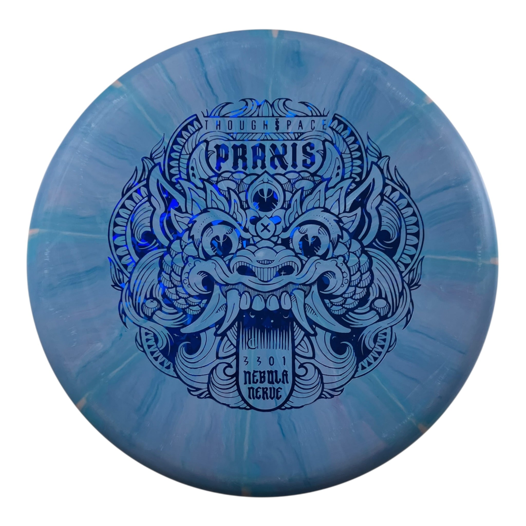 Thought Space Athletics Praxis | Nebula Nerve Firm | Blue/Blue 174g Disc Golf