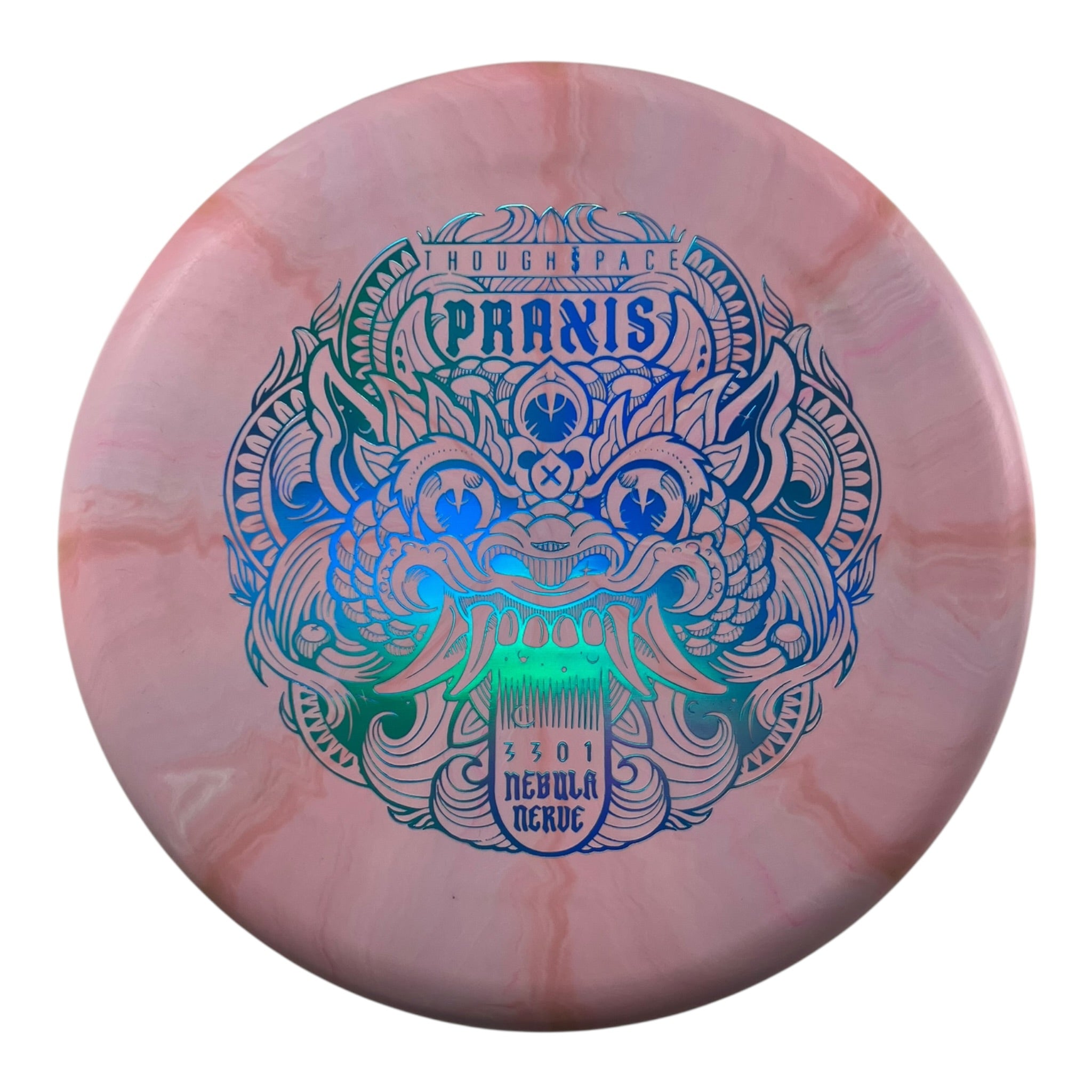 Thought Space Athletics Praxis | Nebula Nerve Firm | Pink/Blue 174g Disc Golf