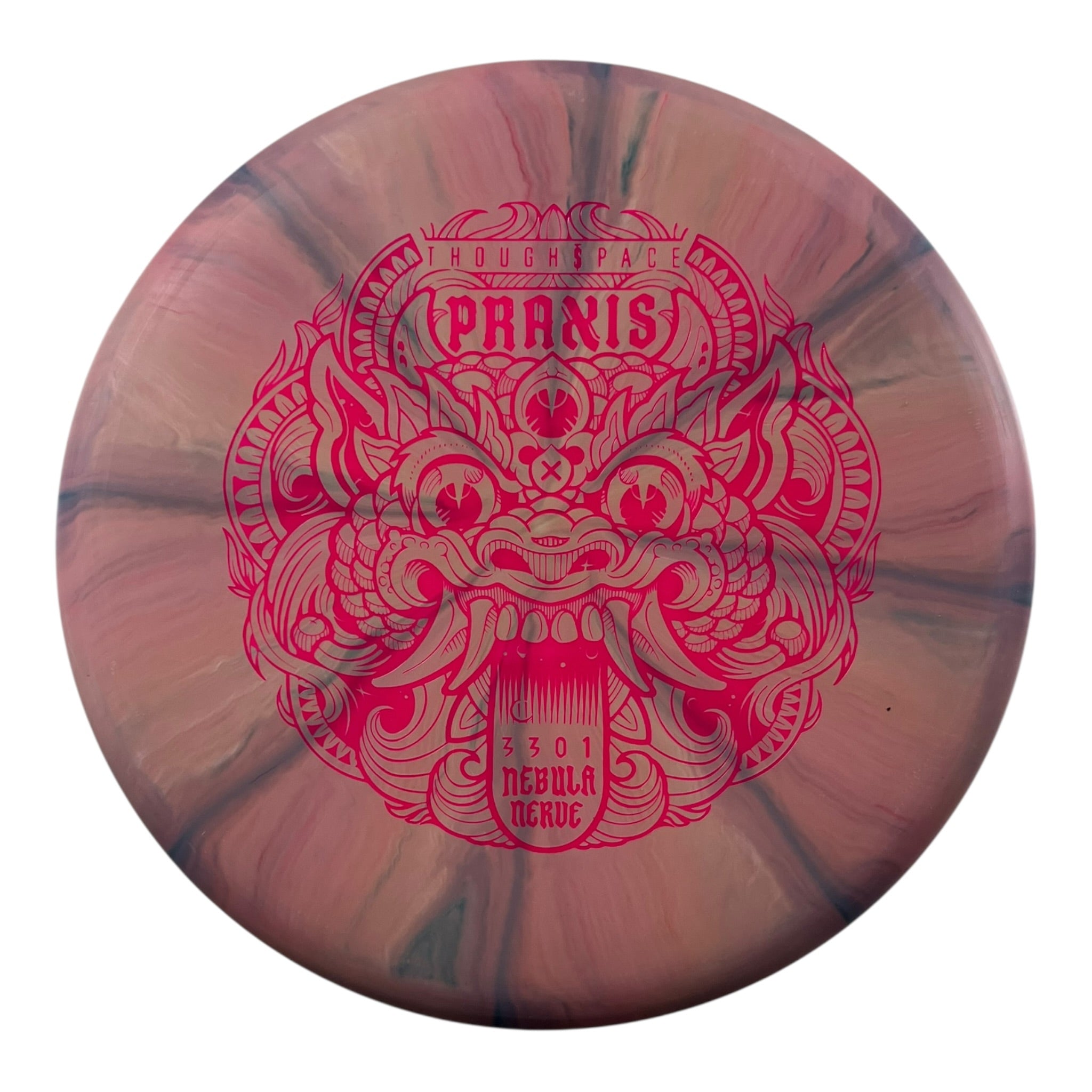 Thought Space Athletics Praxis | Nebula Nerve Firm | Pink/Pink 173-174g Disc Golf