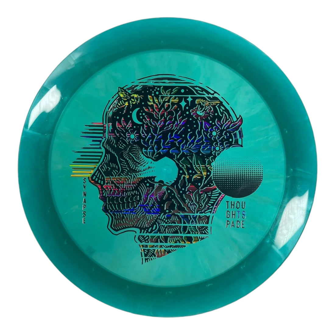 Thought Space Athletics Synapse | Ethos | Green/Rainbow 175g Disc Golf