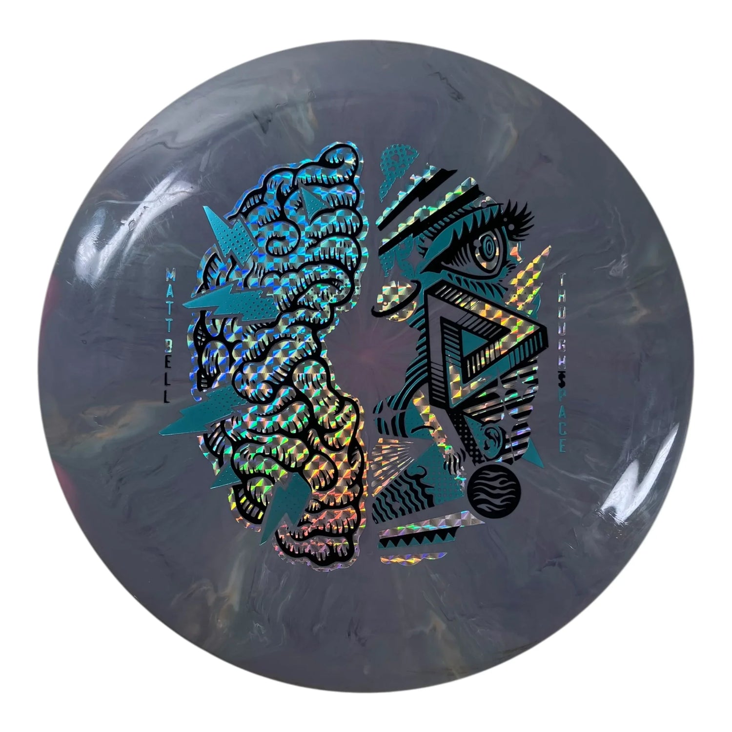 Thought Space Athletics Synapse - Used Good | Nebula Aura | Grey/Blue 171g (Matt Bell) Disc Golf