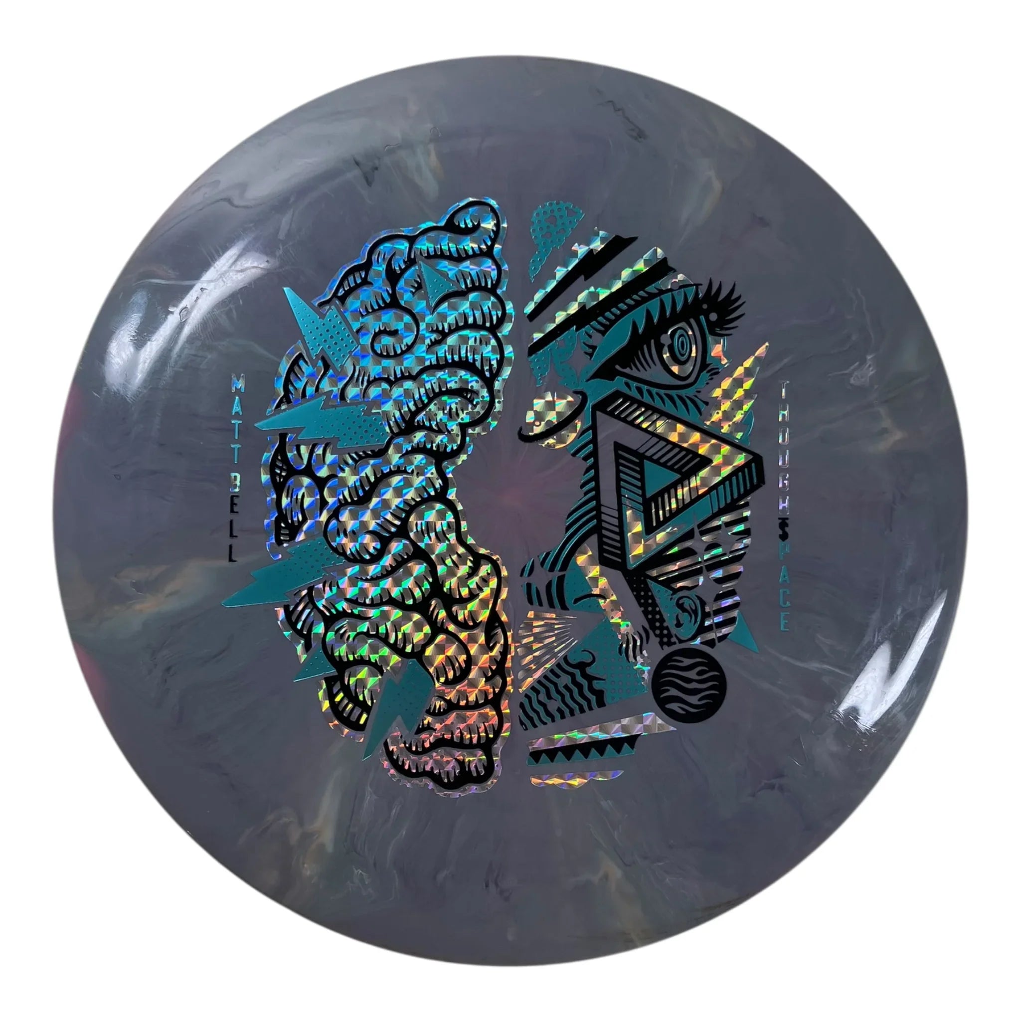 Thought Space Athletics Synapse - Used Good | Nebula Aura | Grey/Blue 171g (Matt Bell) Disc Golf