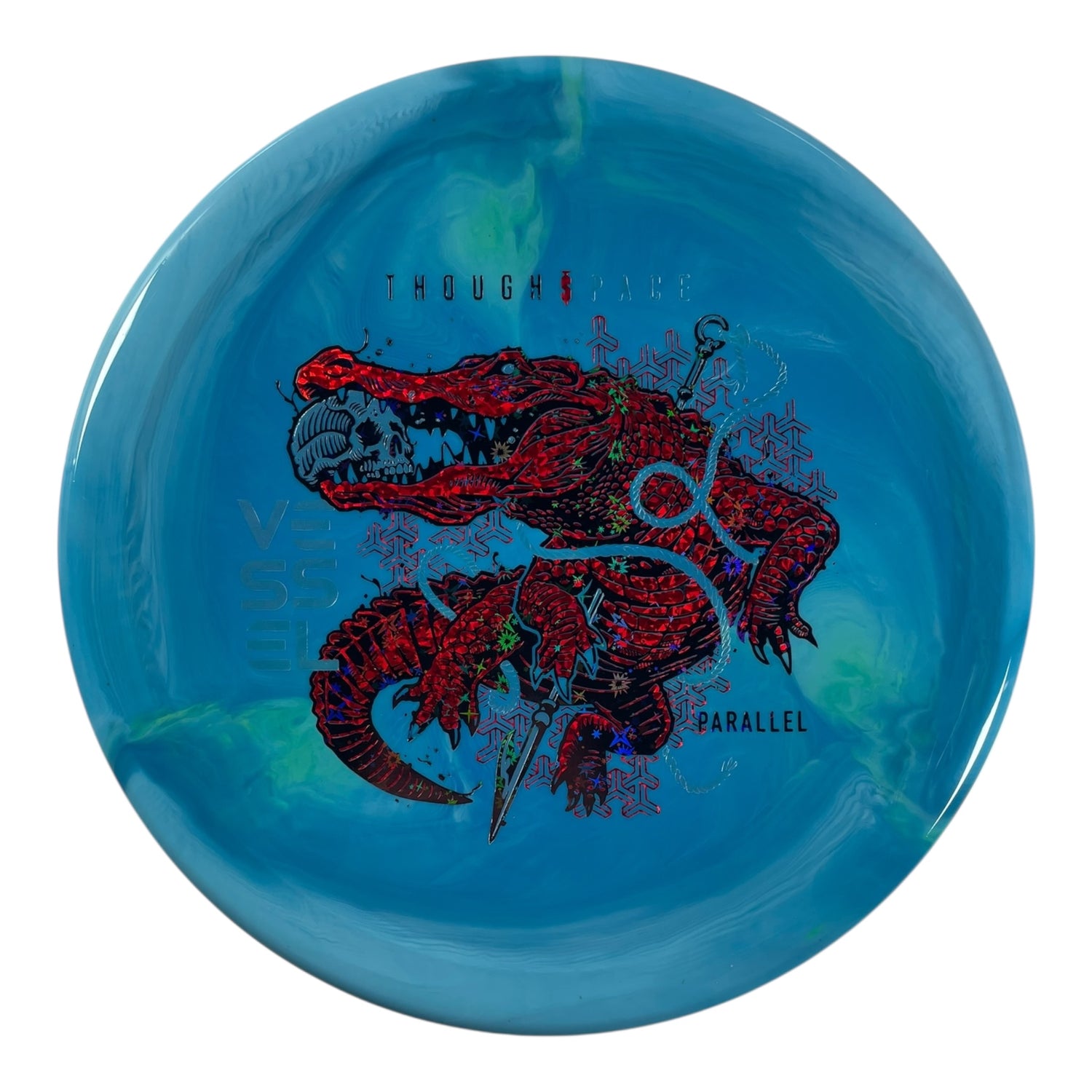 Thought Space Athletics Vessel | Parallel | Blue/Red/Black Stars 174g Disc Golf