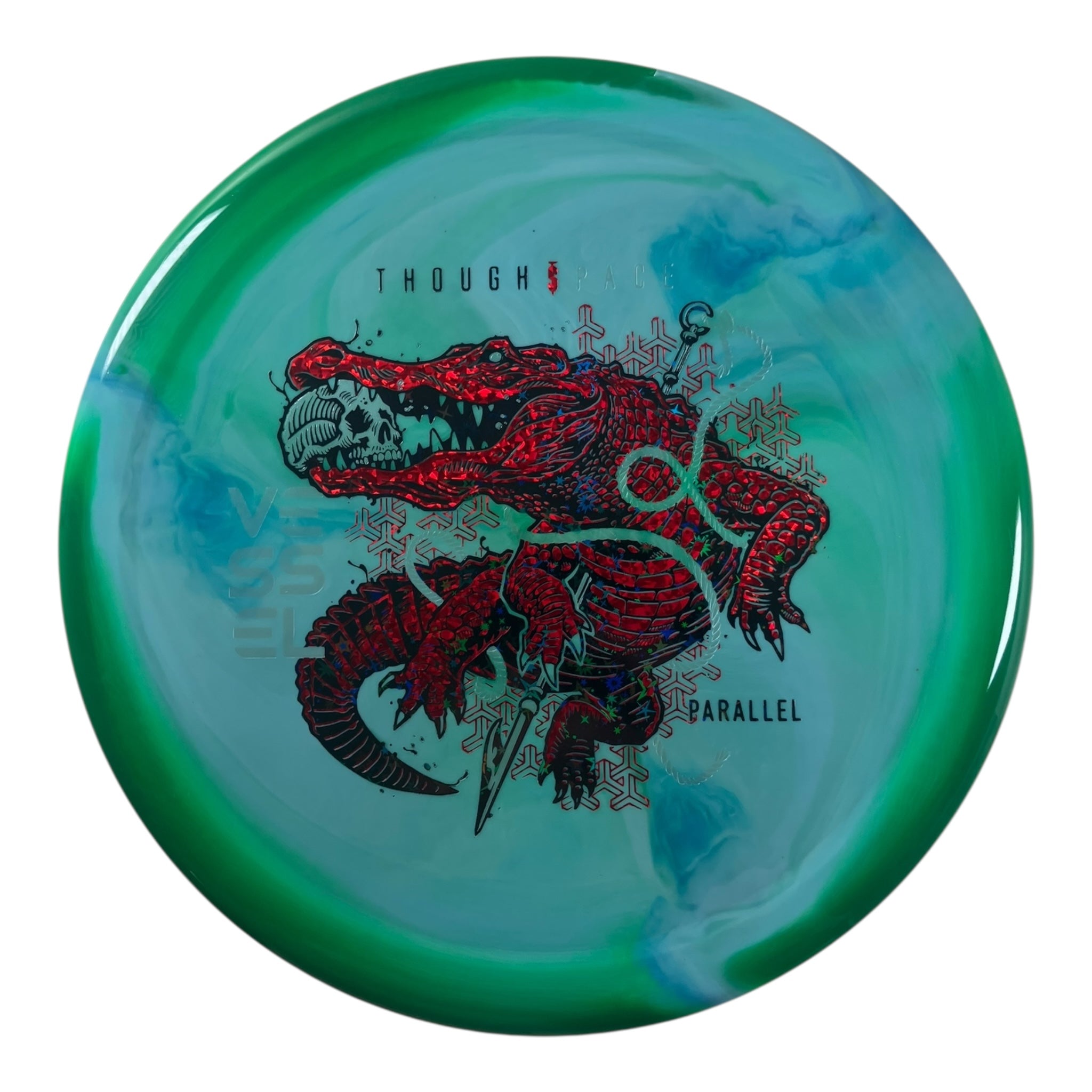 Thought Space Athletics Vessel | Parallel | Green/Red/Grey 173g Disc Golf