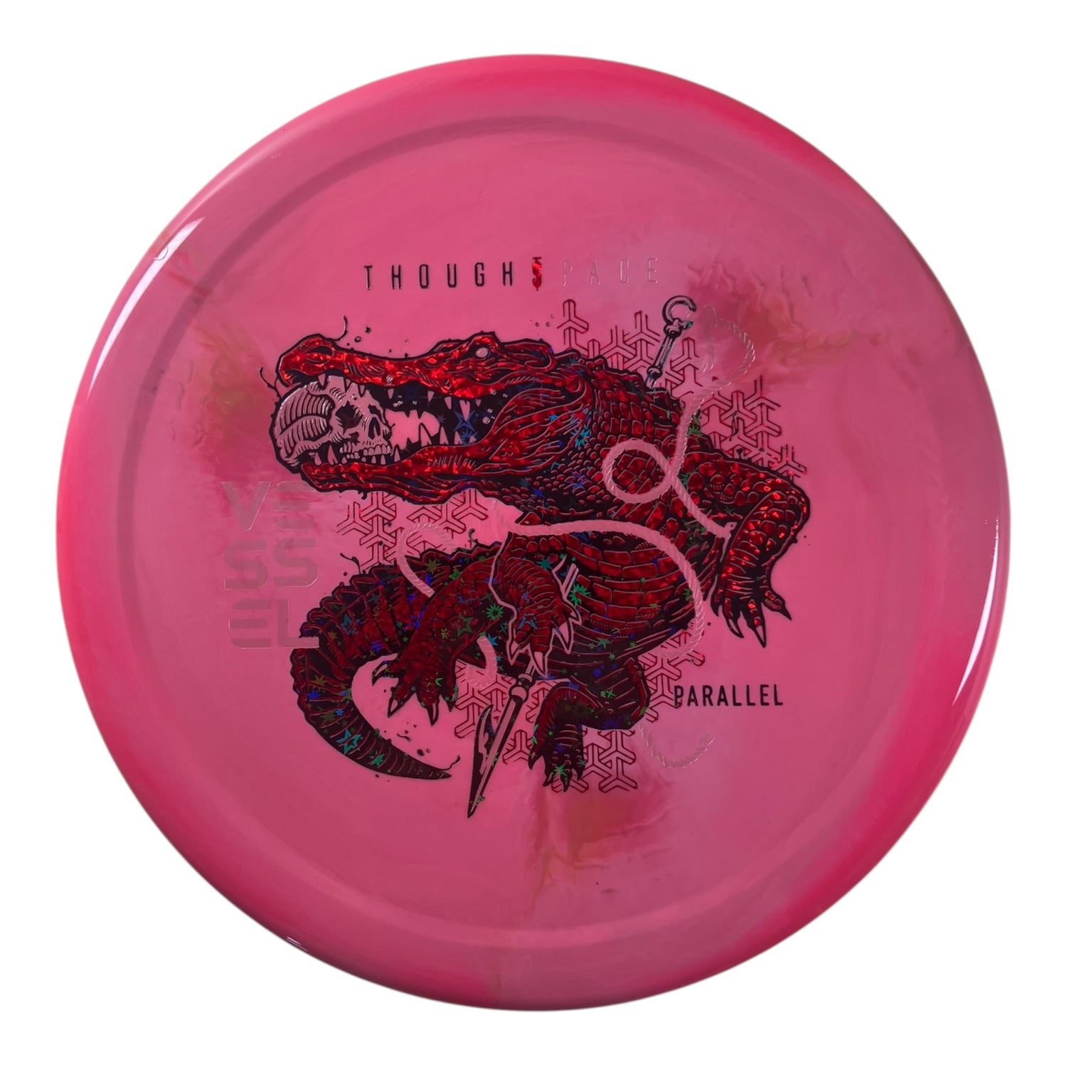 Thought Space Athletics Vessel | Parallel | Pink/Grey/Ghost 174g Disc Golf
