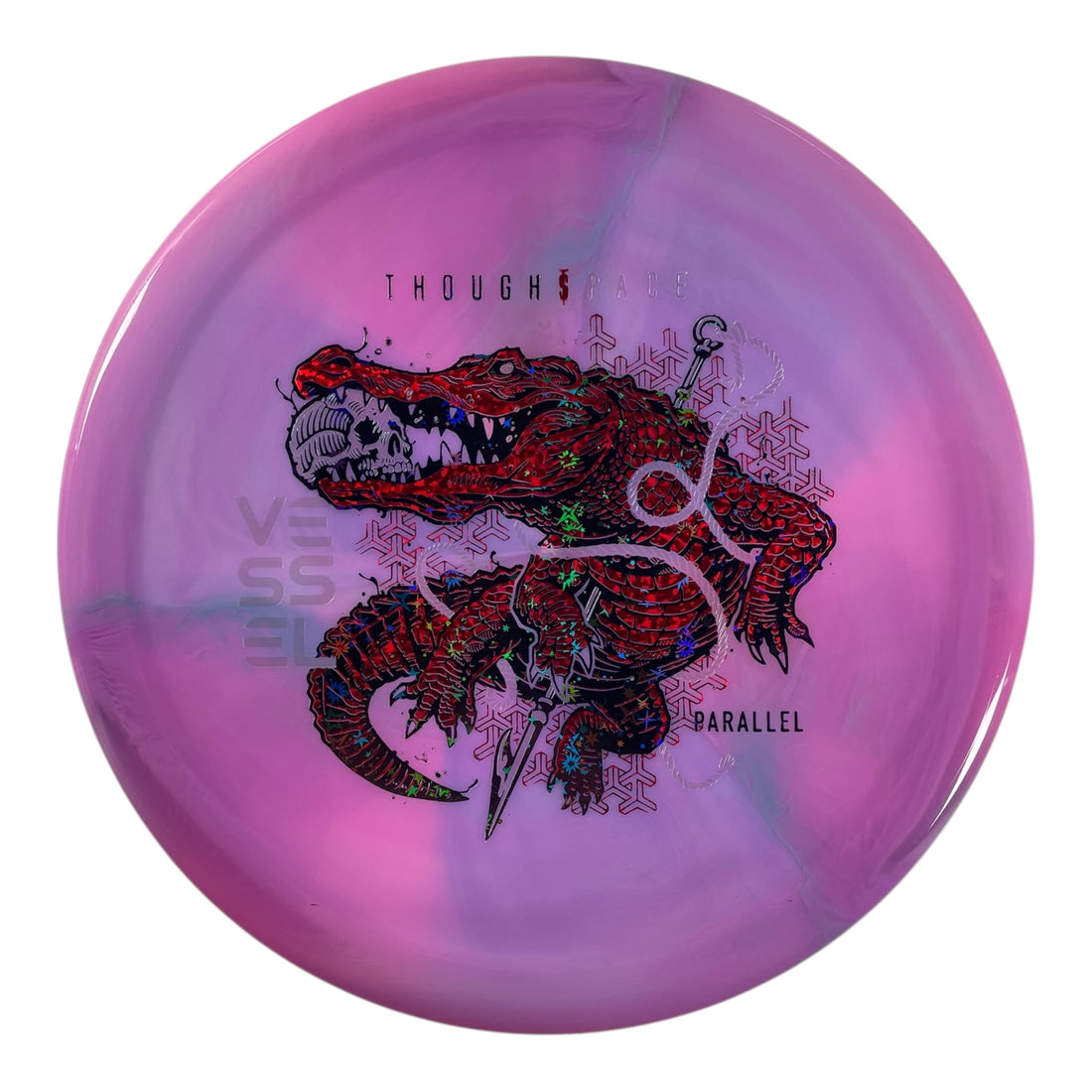 Thought Space Athletics Vessel | Parallel | Purple/Red/Black Stars 172g Disc Golf