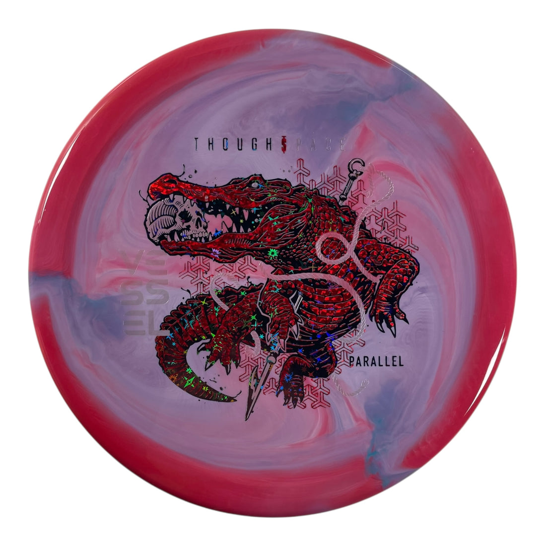 Thought Space Athletics Vessel | Parallel | Purple/Red/Black Stars 173g Disc Golf