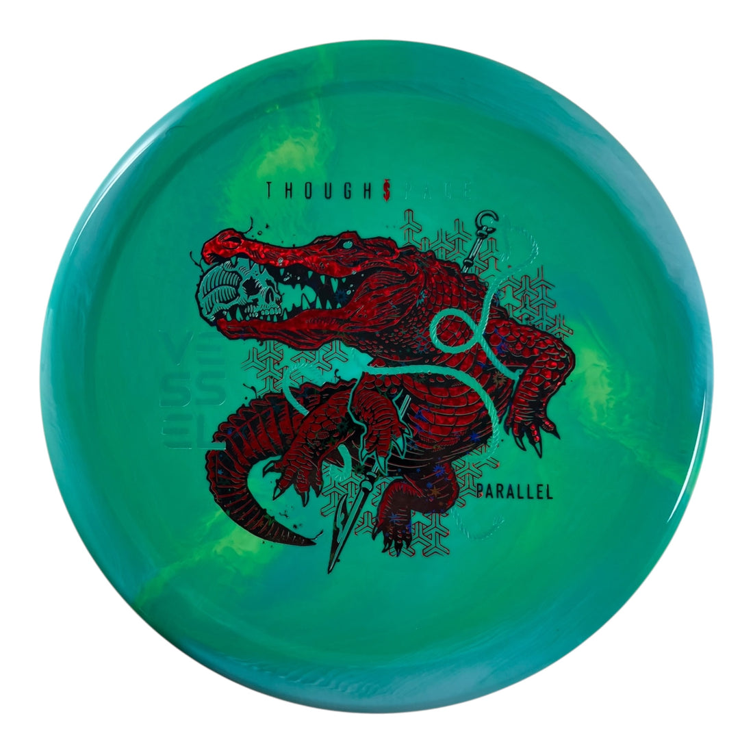 Thought Space Athletics Vessel | Parallel | Teal/Red/Green 172g Disc Golf