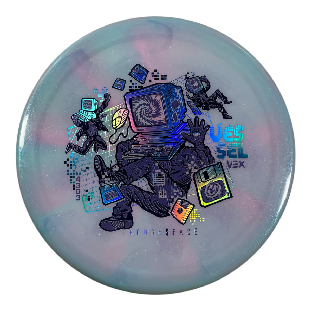 Thought Space Athletics Vessel | Vex | Blue/Purple 169g Disc Golf