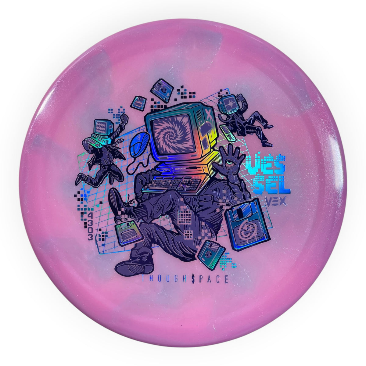 Thought Space Athletics Vessel | Vex | Pink/Blue 169g Disc Golf