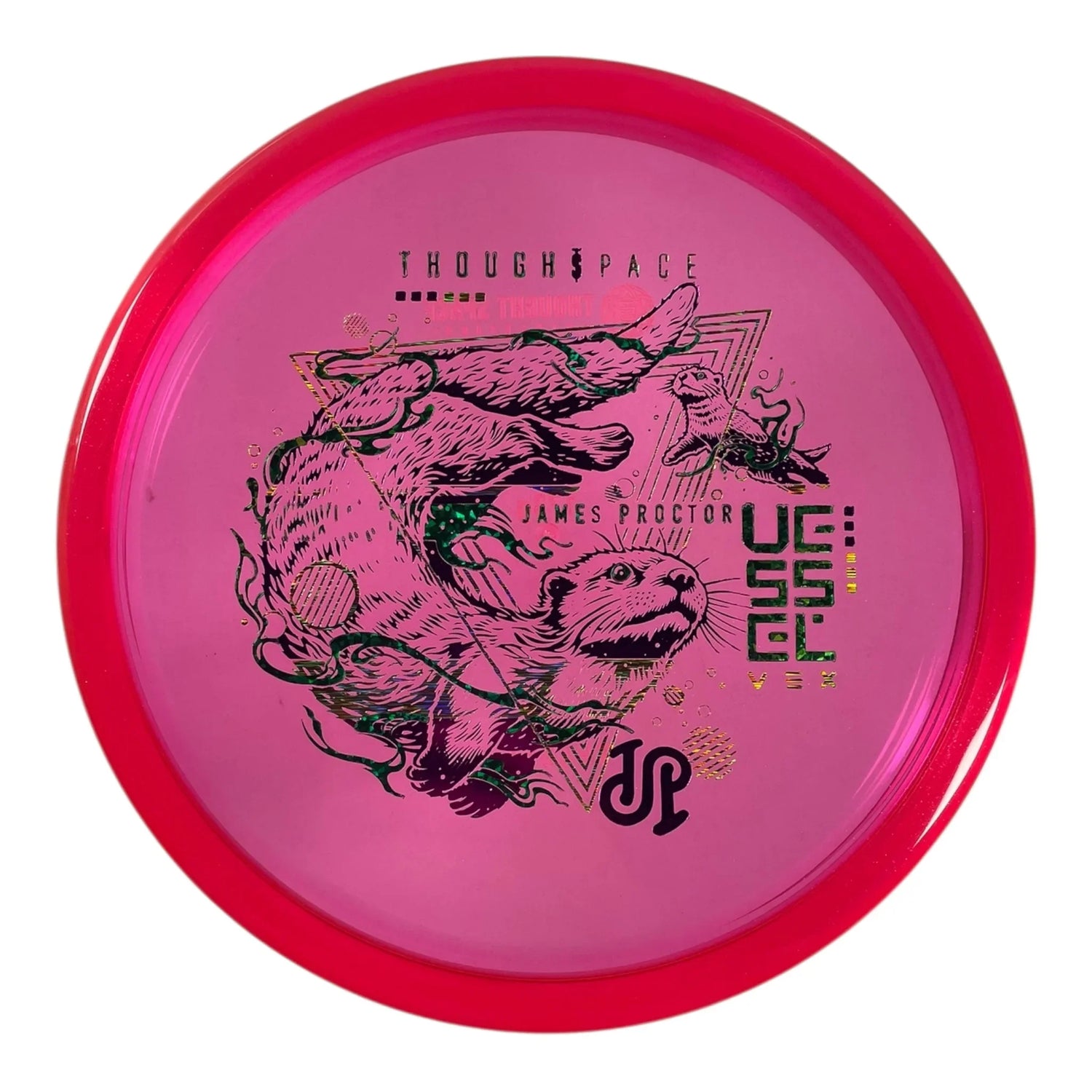 Thought Space Athletics Vessel | Vex | Red/Green/Purple 173-174g (James Proctor) Disc Golf