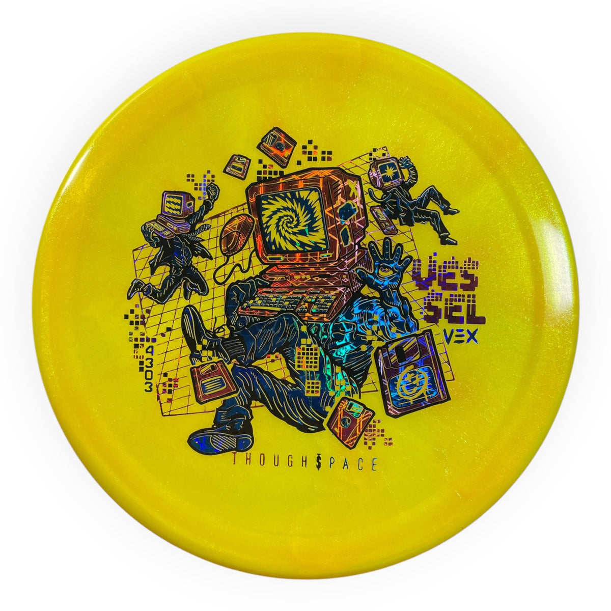 Thought Space Athletics Vessel | Vex | Yellow/Blue 168-169g Disc Golf