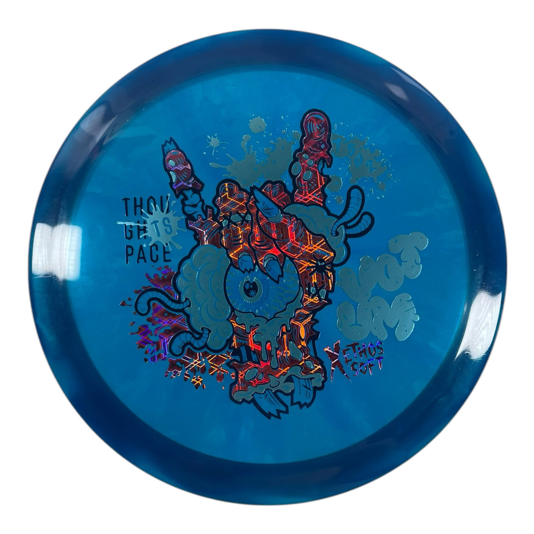 Thought Space Athletics Votum | Experimental Ethos Soft | Blue/Pink Holo 171g Disc Golf