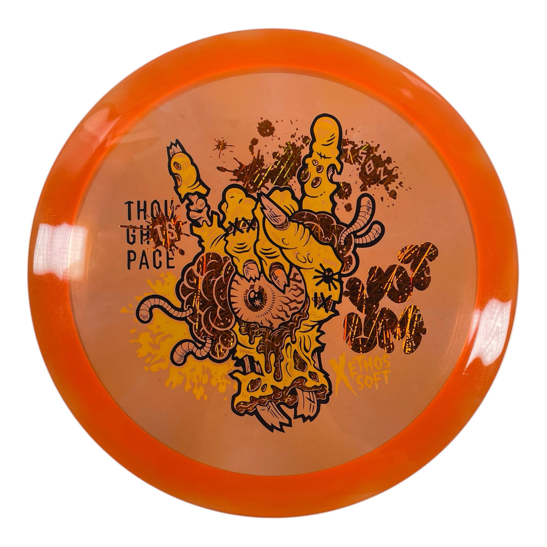 Thought Space Athletics Votum | Experimental Ethos Soft | Orange/Orange Holo 171g Disc Golf