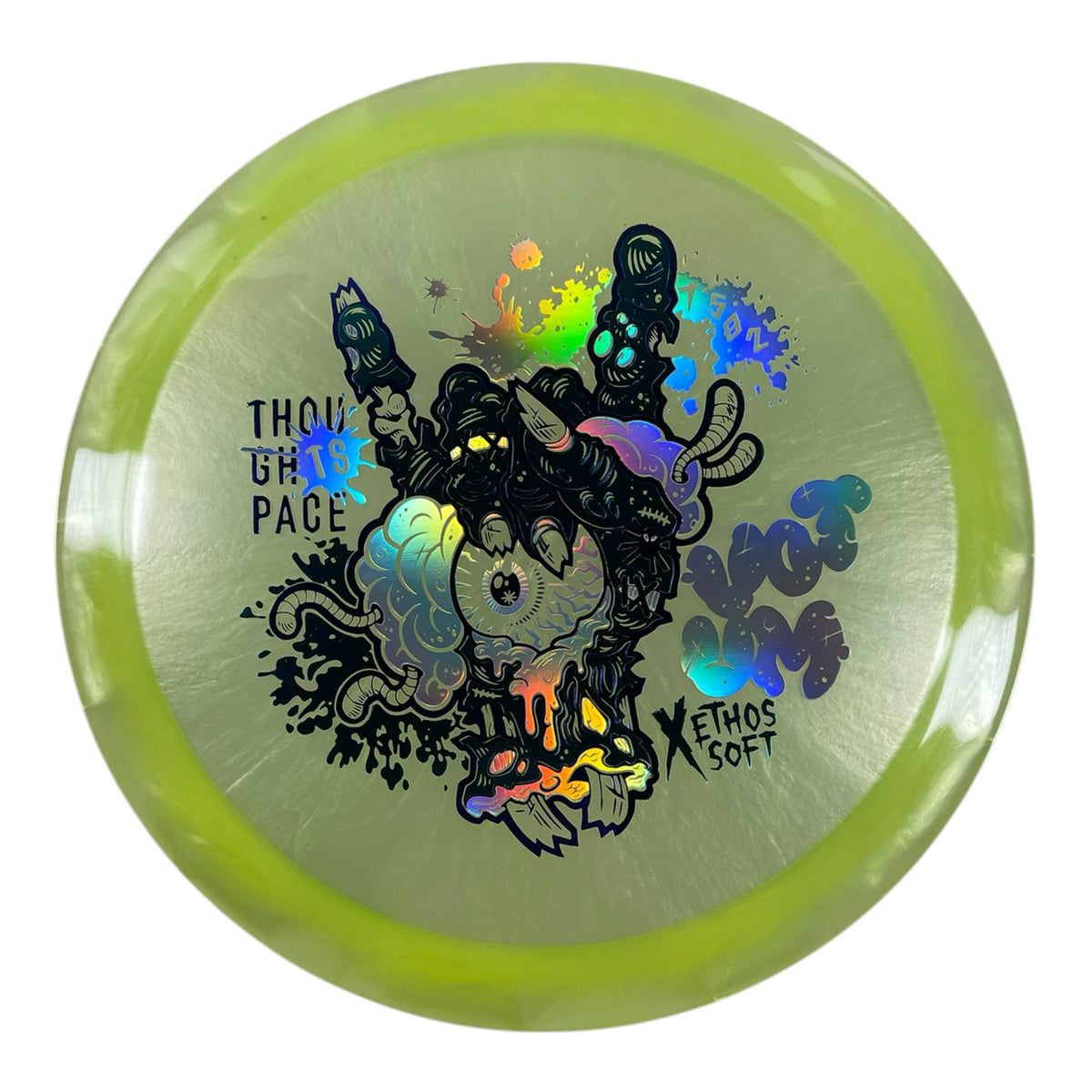 Thought Space Athletics Votum | Experimental Ethos Soft | Yellow/Holo 172g Disc Golf