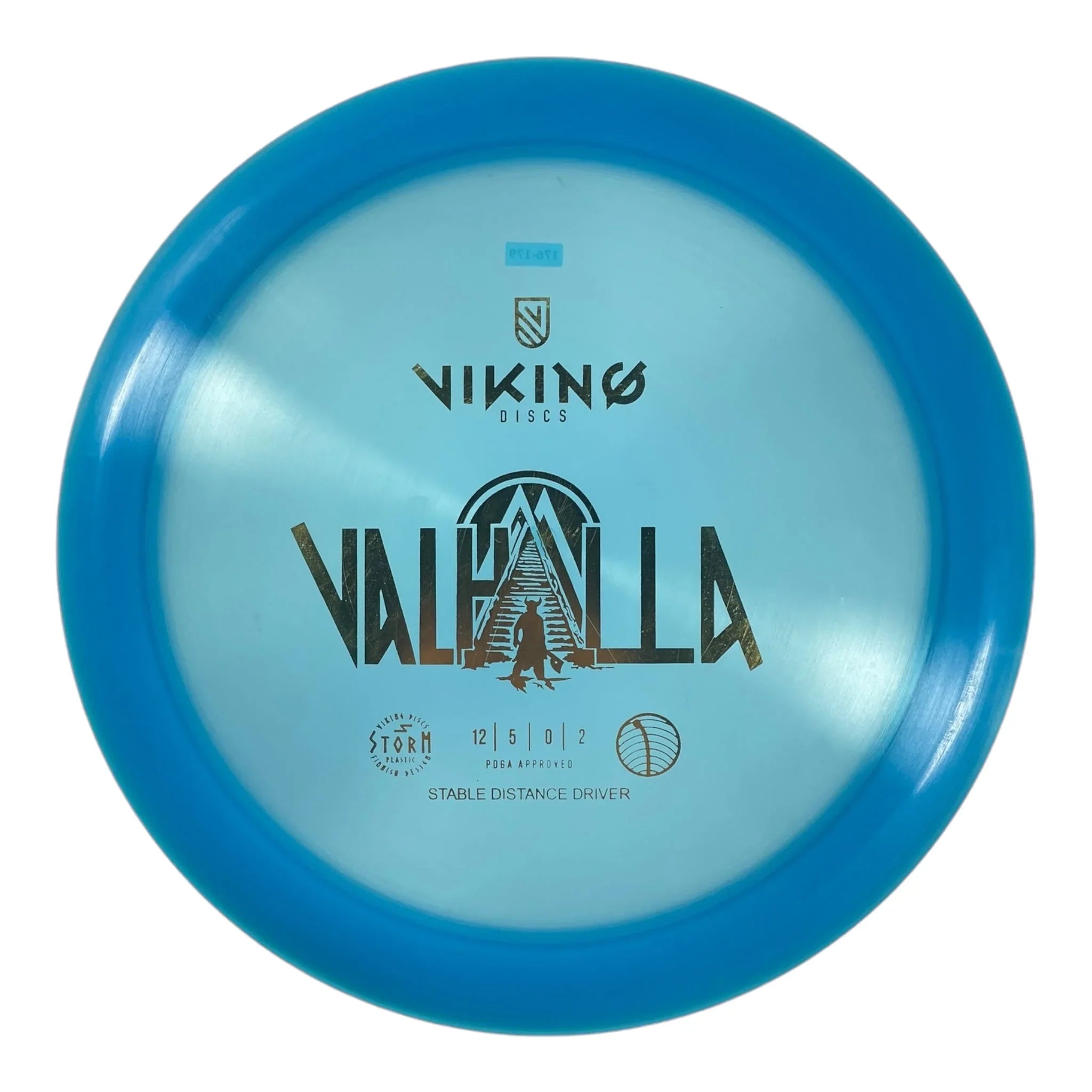Viking Discs Valhalla | Storm | Blue/Gold 178g Disc Golf