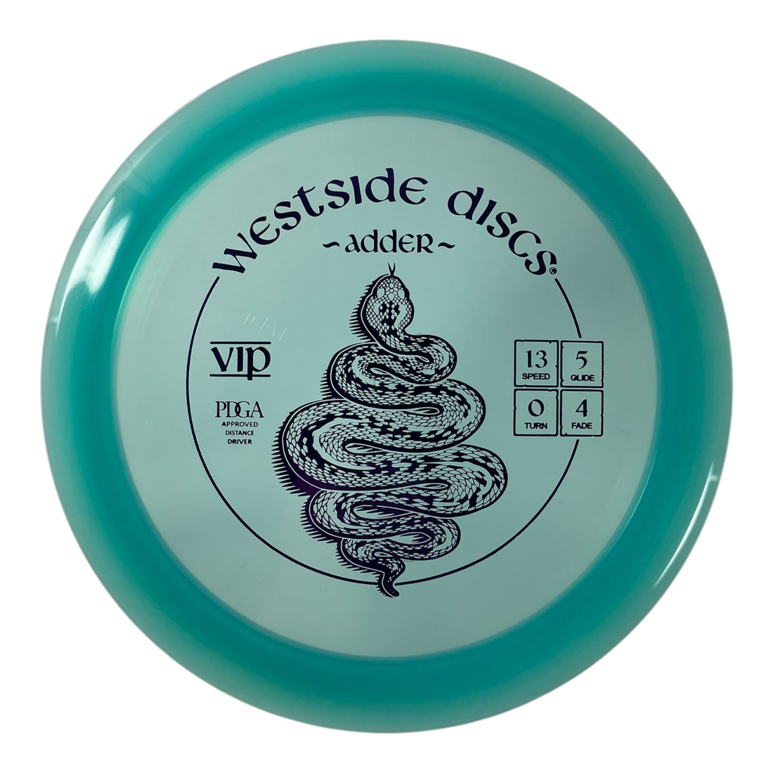 Westside Discs Adder | VIP | Blue/Purple 174g Disc Golf