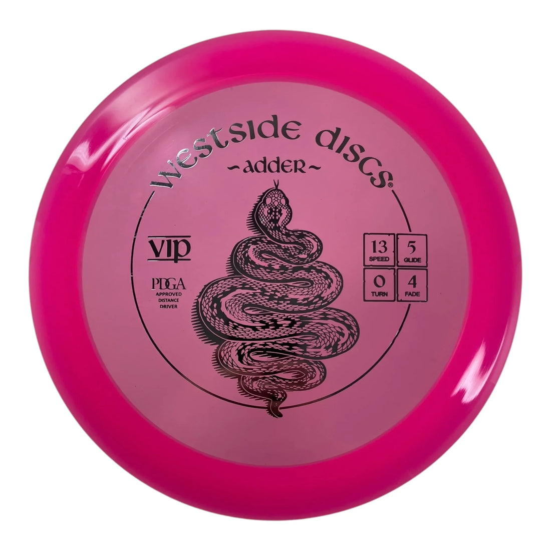 Westside Discs Adder | VIP | Pink/Gold 172-173g (First Run) Disc Golf