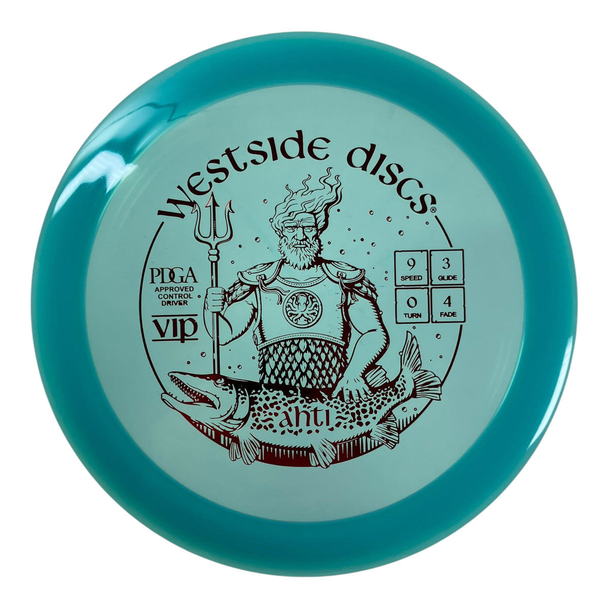 Westside Discs Ahti | VIP | Blue/Red 175g Disc Golf