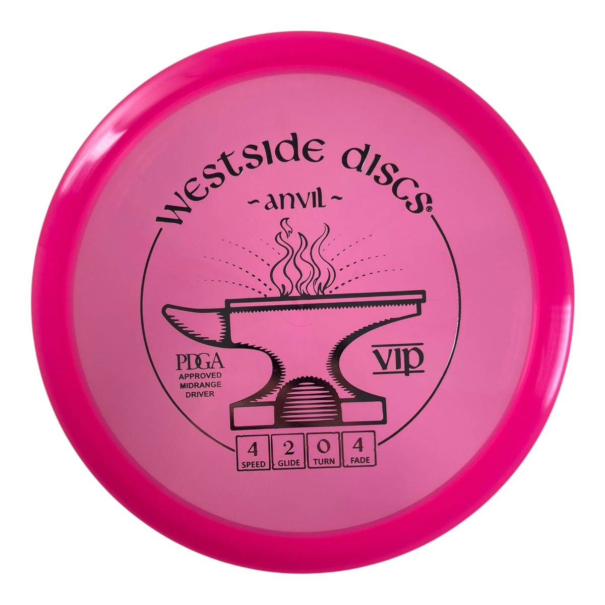 Westside Discs Anvil | VIP | Pink/Silver 169g Disc Golf