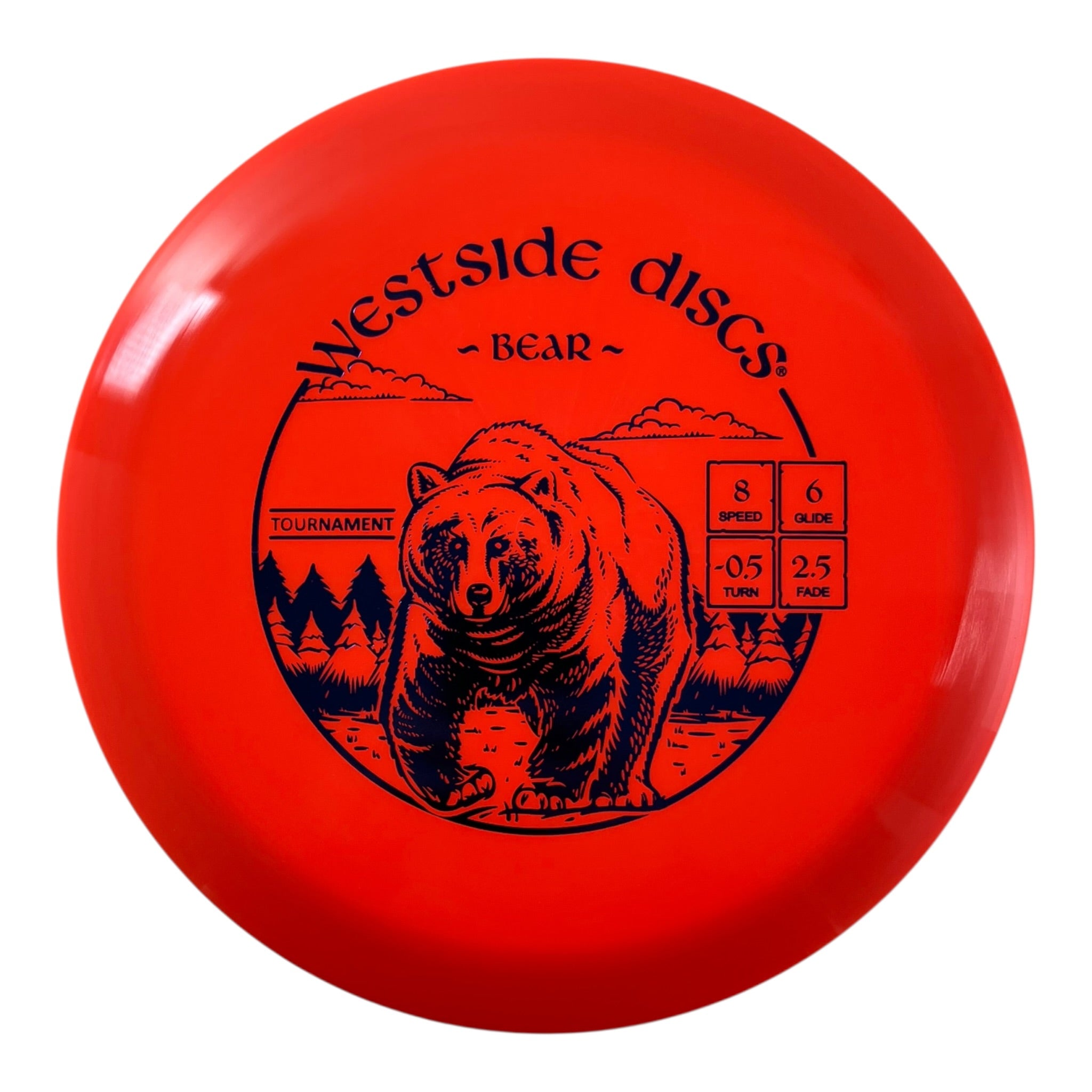 Westside Discs Bear | Tournament | Orange/Blue 173g Disc Golf