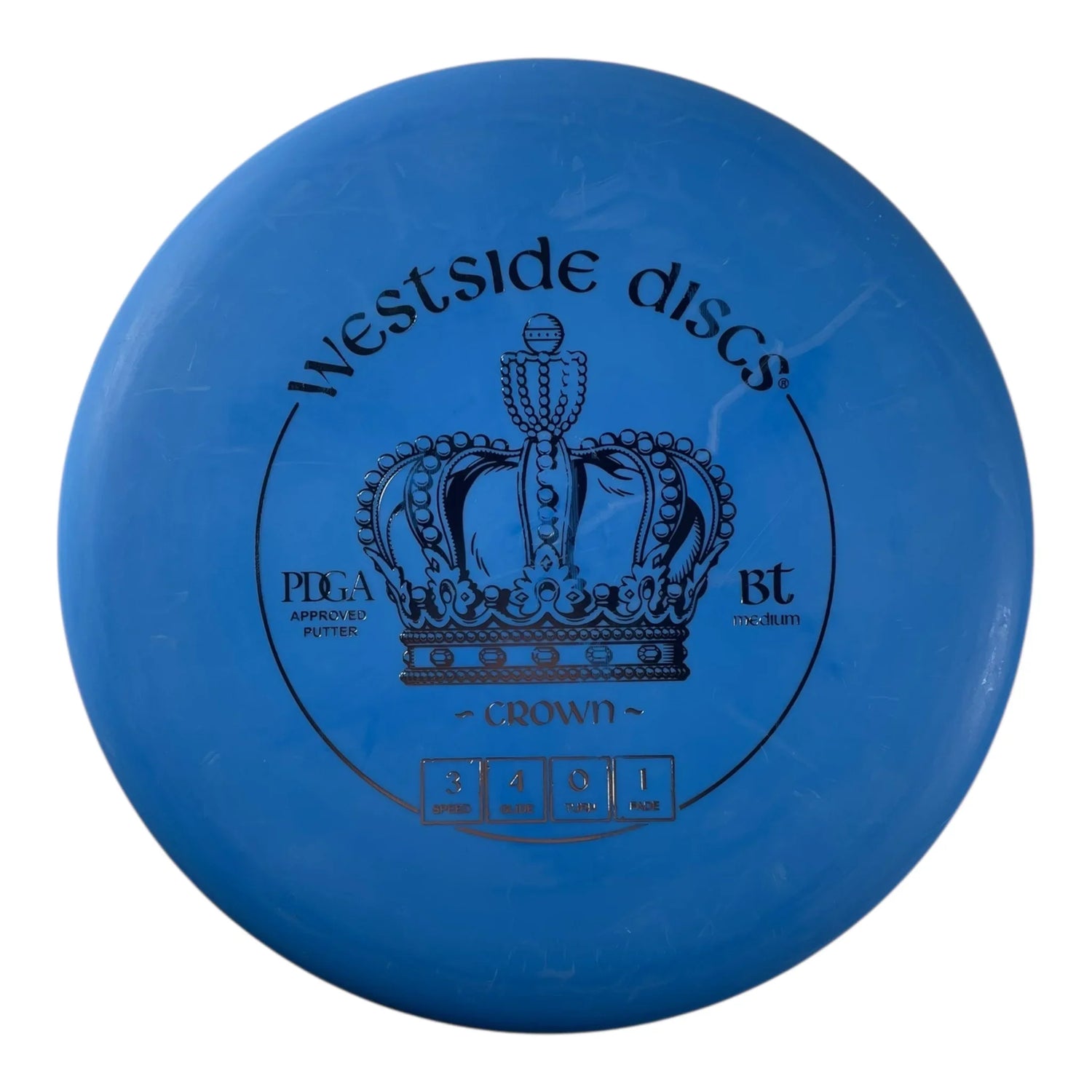 Westside Discs Crown | BT Medium | Blue/Silver 173g Disc Golf