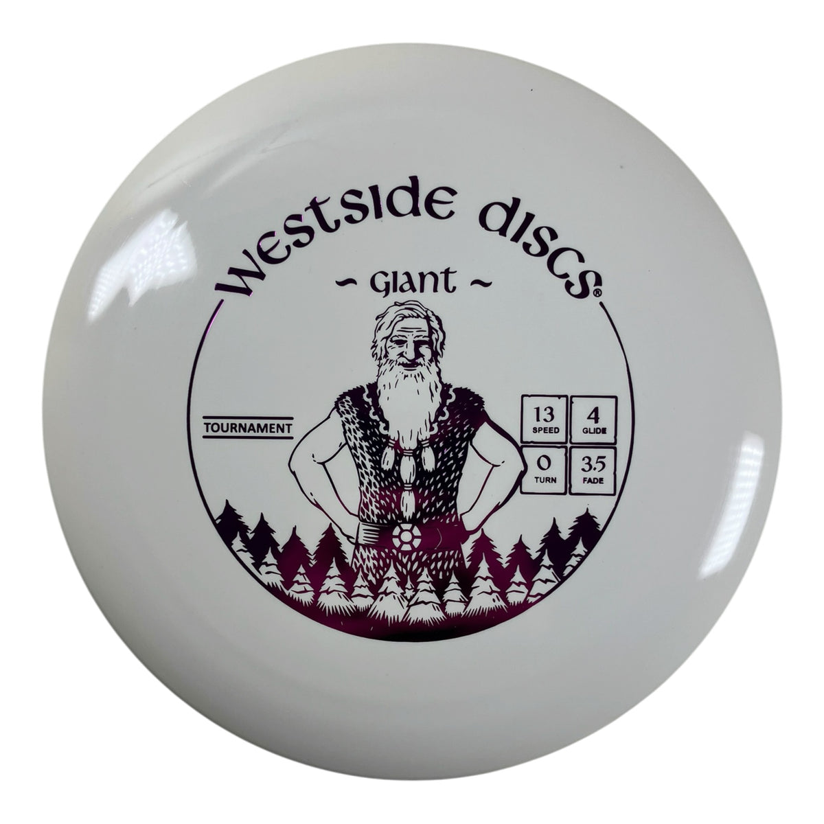 Westside Discs Giant | Tournament | White/Purple 170g Disc Golf
