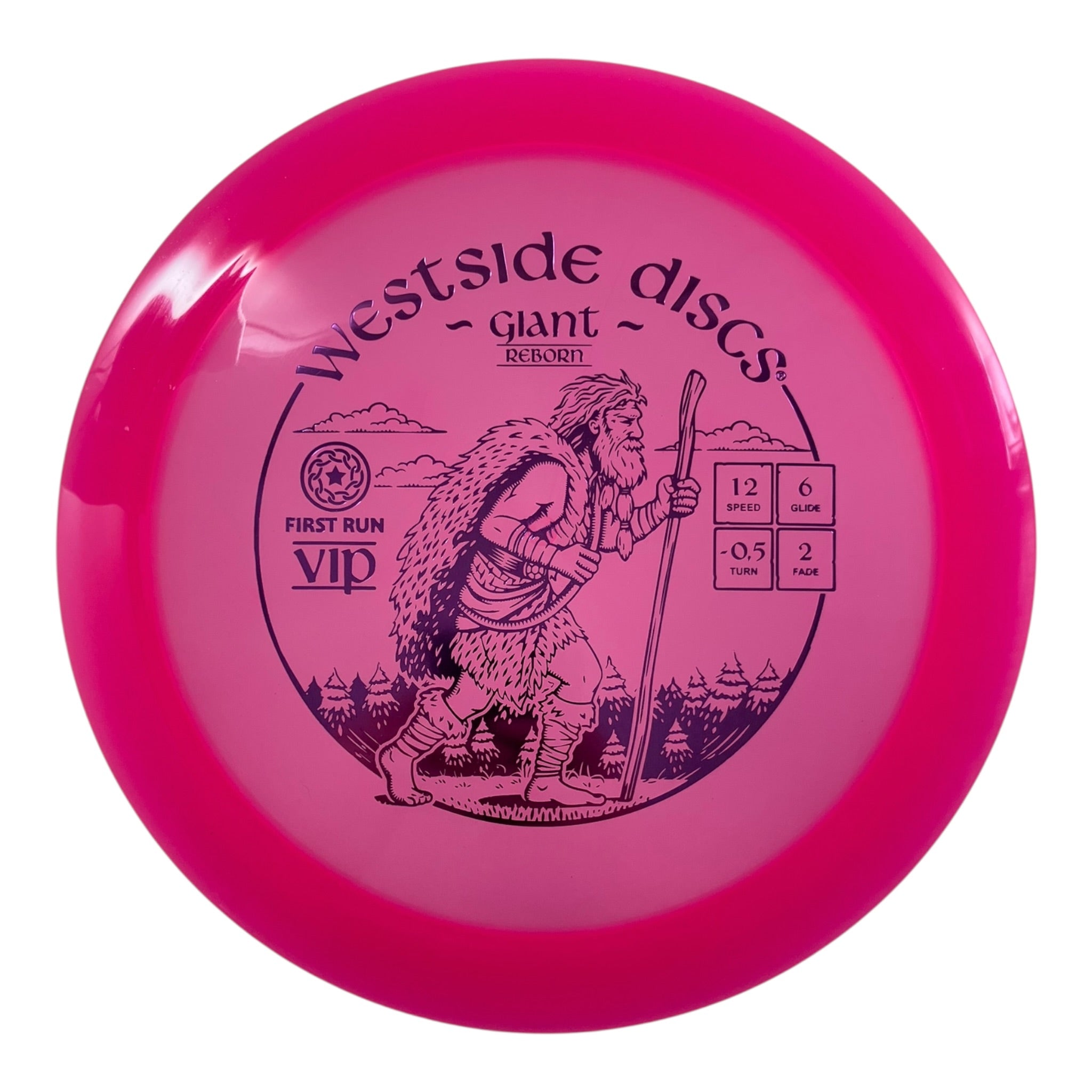 Westside Discs Giant | VIP | Pink/Pink 172g (Reborn First Run) Disc Golf