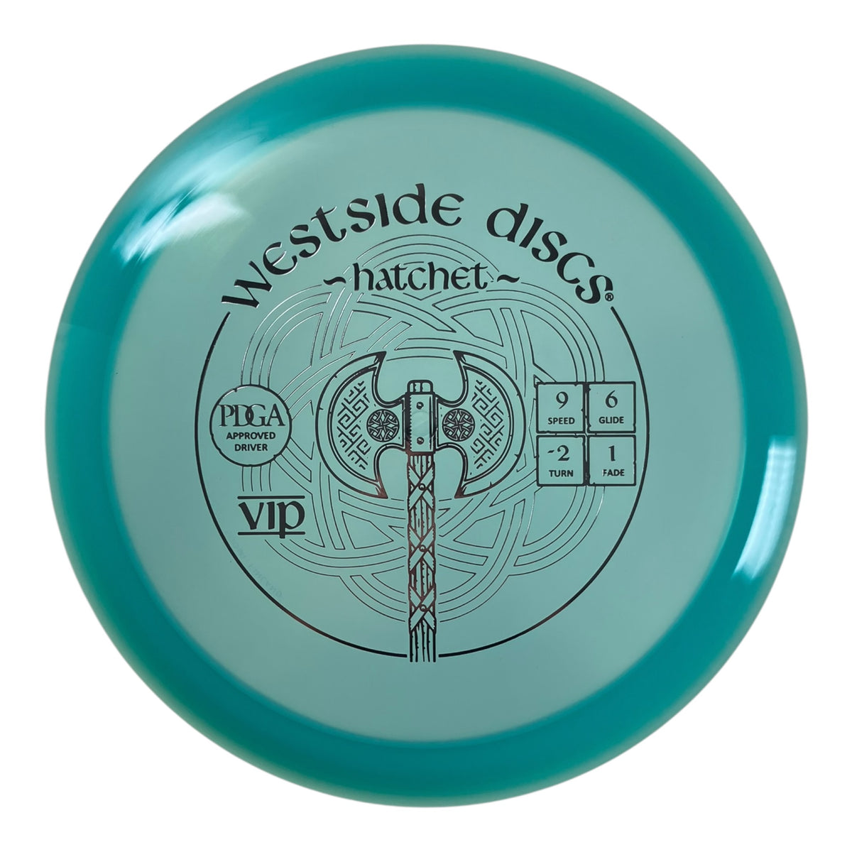 Westside Discs Hatchet | VIP | Blue/Holo 175g Disc Golf
