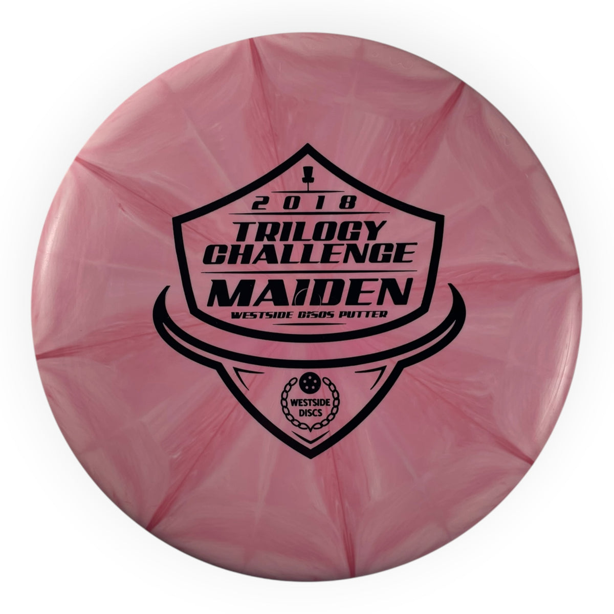 Westside Discs Maiden | BT Medium Burst | Pink/Black 175g (Trilogy Challenge 2018) Disc Golf