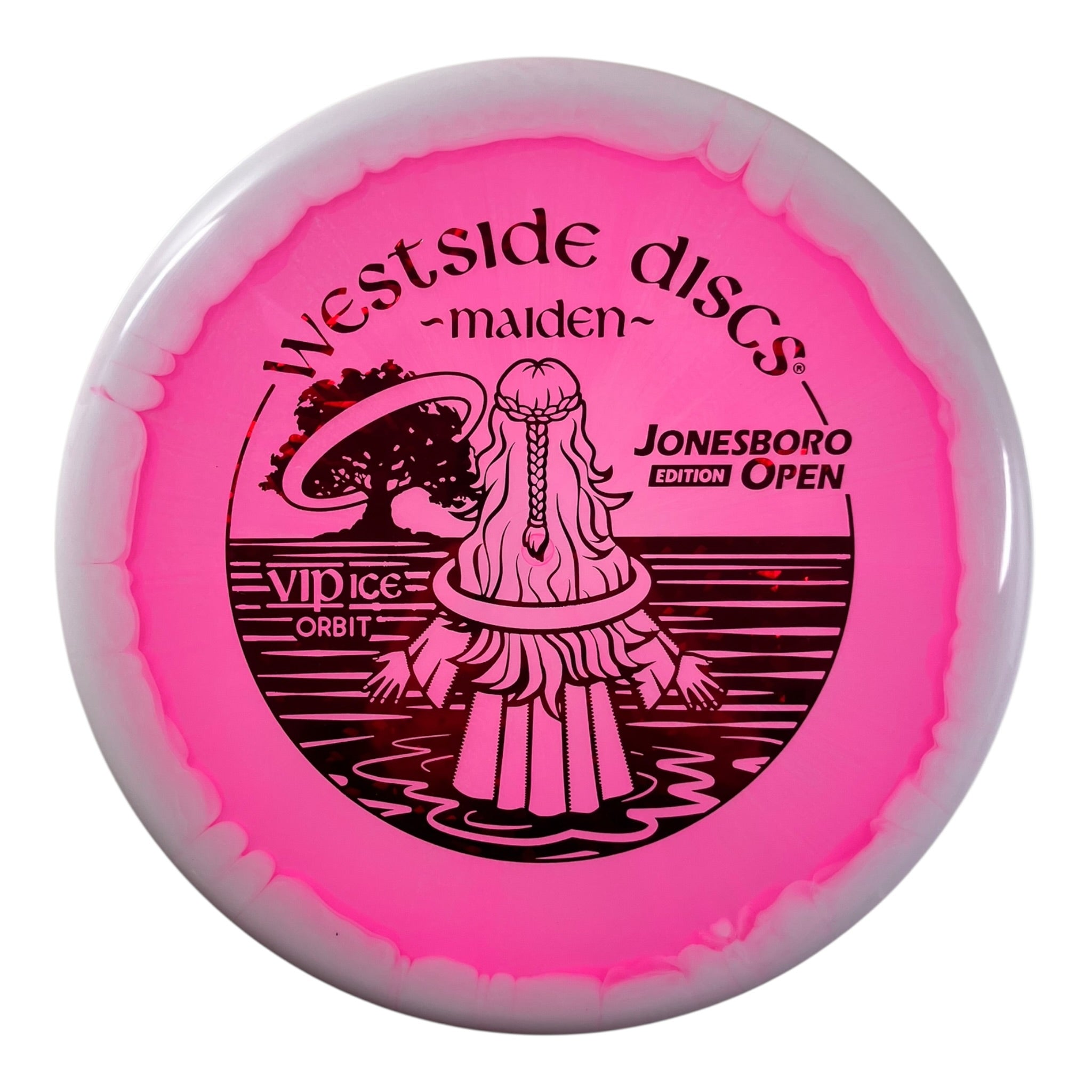 Westside Discs Maiden | VIP Ice Orbit | Pink/Red 173g (Jonesboro Open) Disc Golf