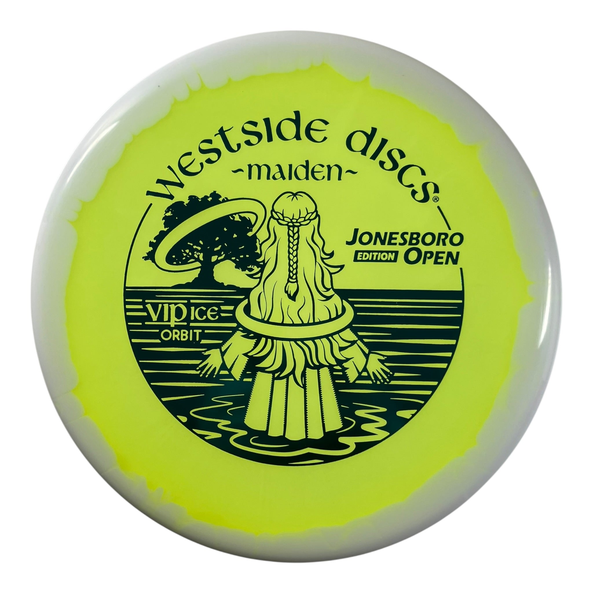 Westside Discs Maiden | VIP Ice Orbit | Yellow/Teal 173g (Jonesboro Open) Disc Golf